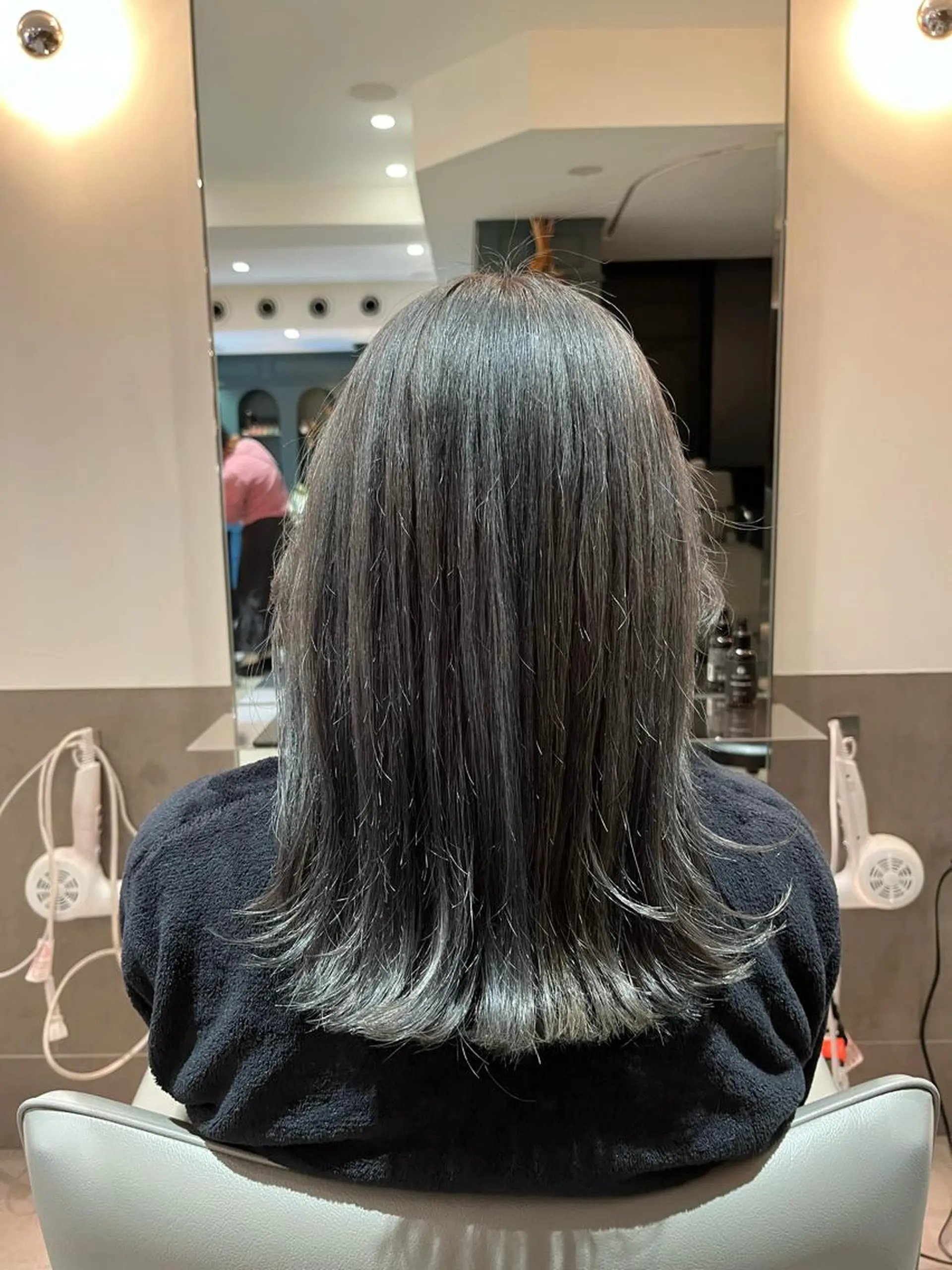 セミロング カラー ヘアカラー 🍊暖色カラー🍊 sakuraのヘアスタイル