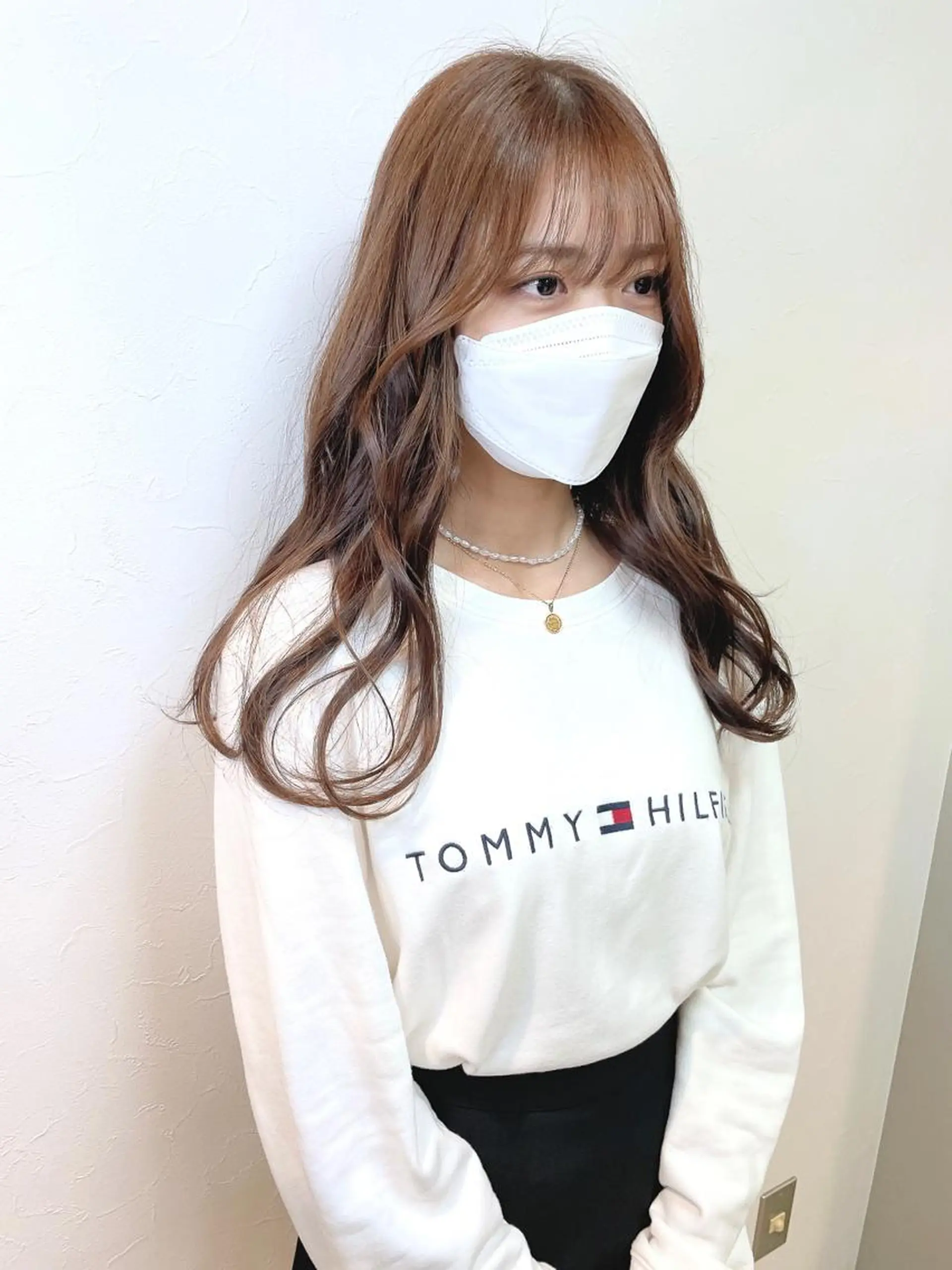 ロング カラー ヘアカラー トリートメント 🍨モテベージュ🩰 miraiのヘアスタイル