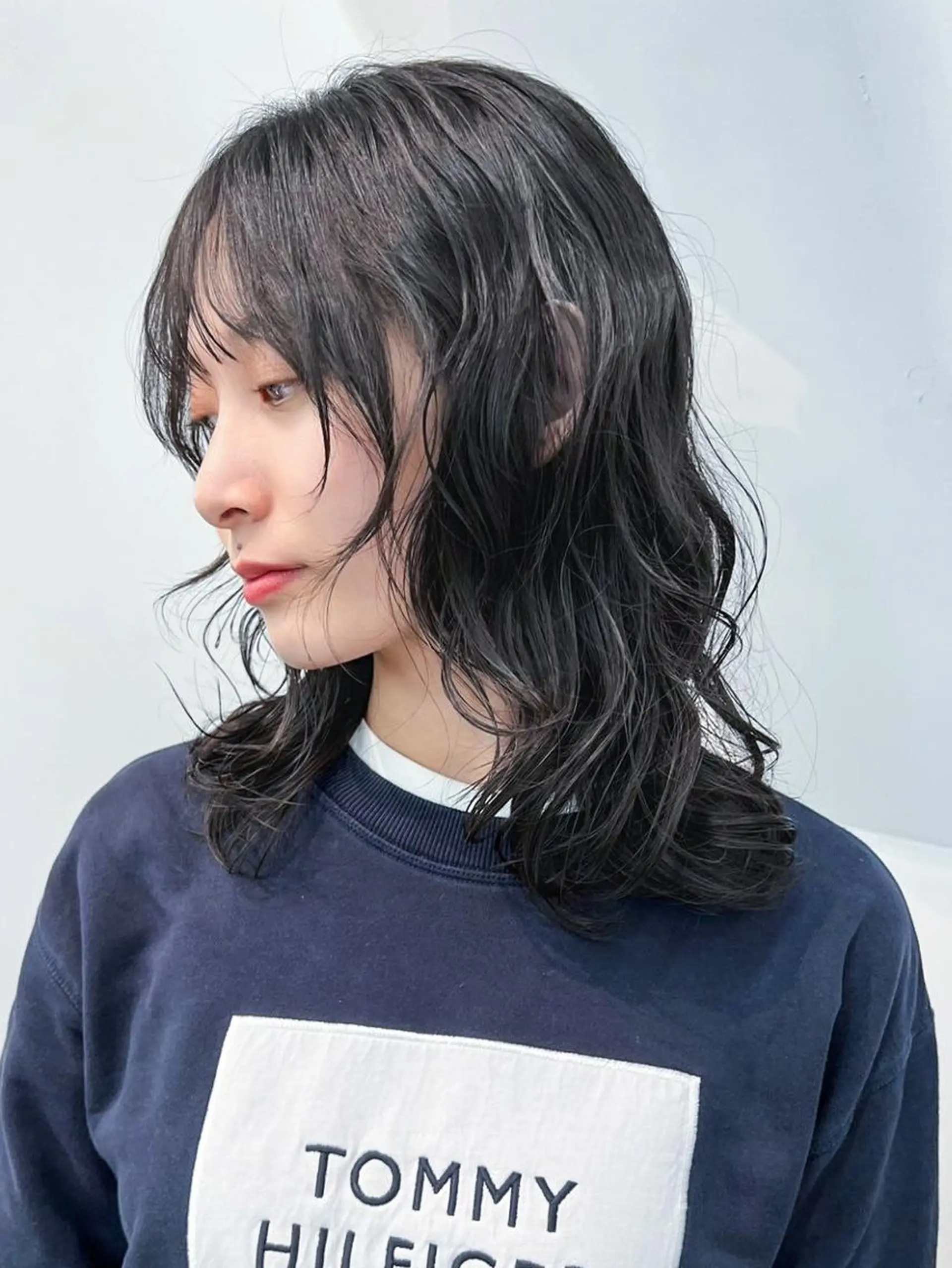 カラー ミディアム ベージュカラー 似合わせカット カット ヘアカラー トリートメント ITbyALBUM 下北沢店のヘアスタイル