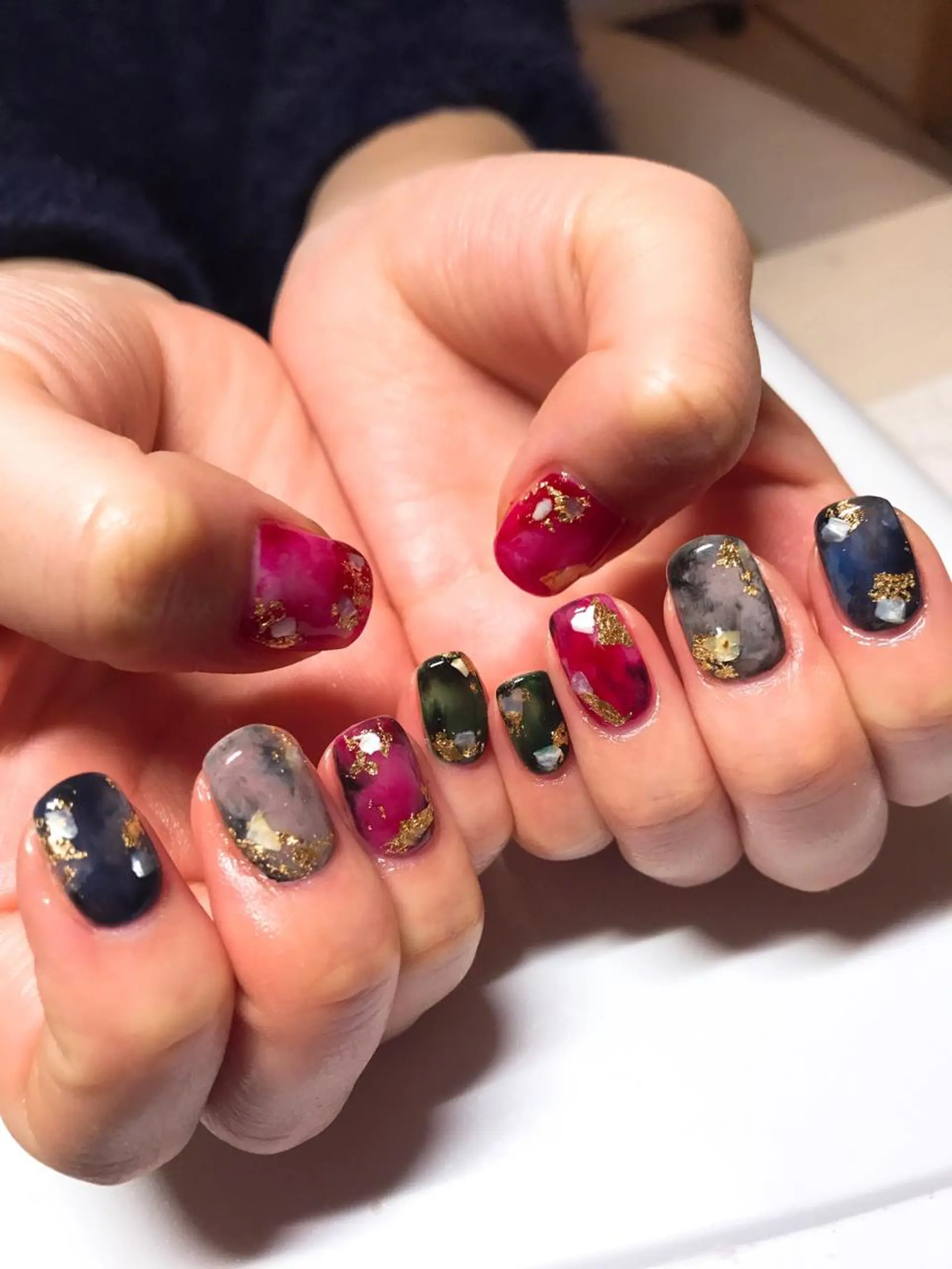 ネイル ハンドネイル 木槿所属・吉冨 光恵のネイルデザイン