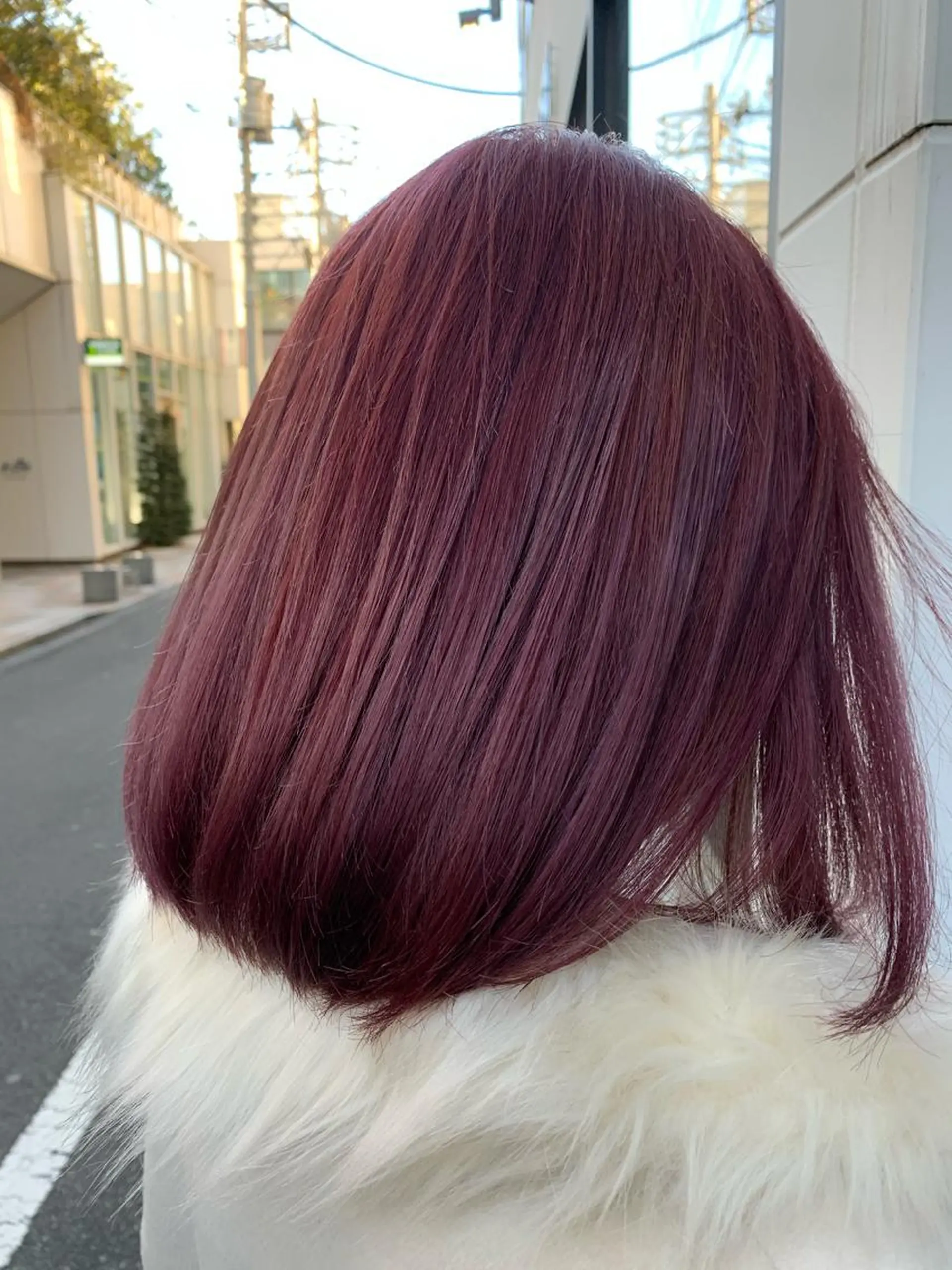 ミディアム カラー ヘアアレンジ 乾かすだけでサラ艶に /髪質改善西村涼太のヘアスタイル