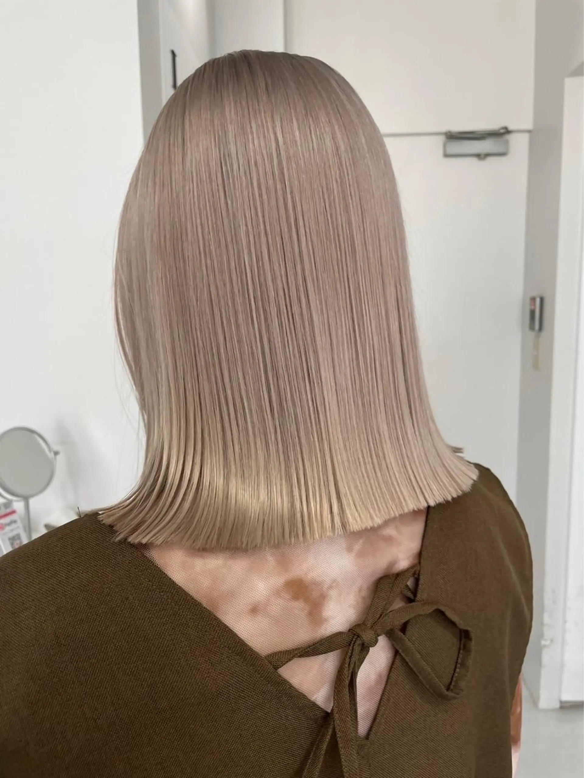 ミディアム カット ヘアカラー トリートメント L.I.G daimyo所属・髪質改善/艶髪No1 L.I.G代表　吉川のヘアスタイル