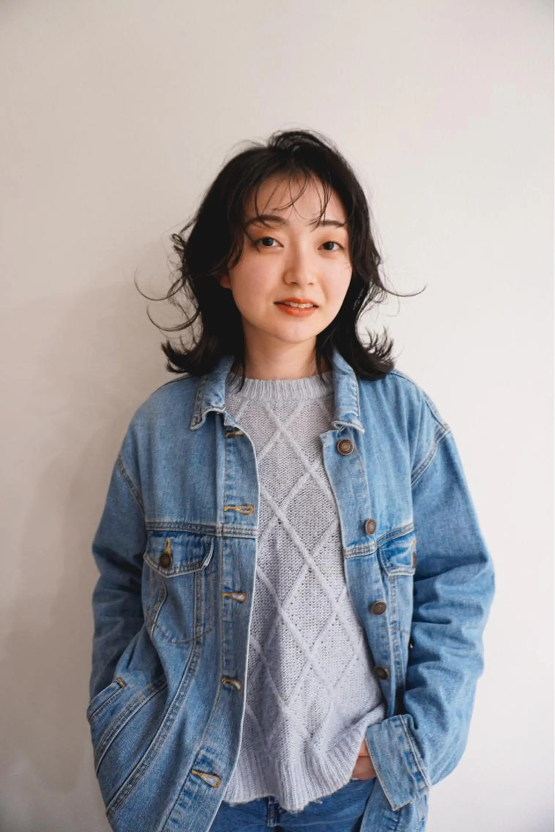 セミロング 韓国風ヘア メンズハイトーン/栄 /イトウタケルのヘアスタイル