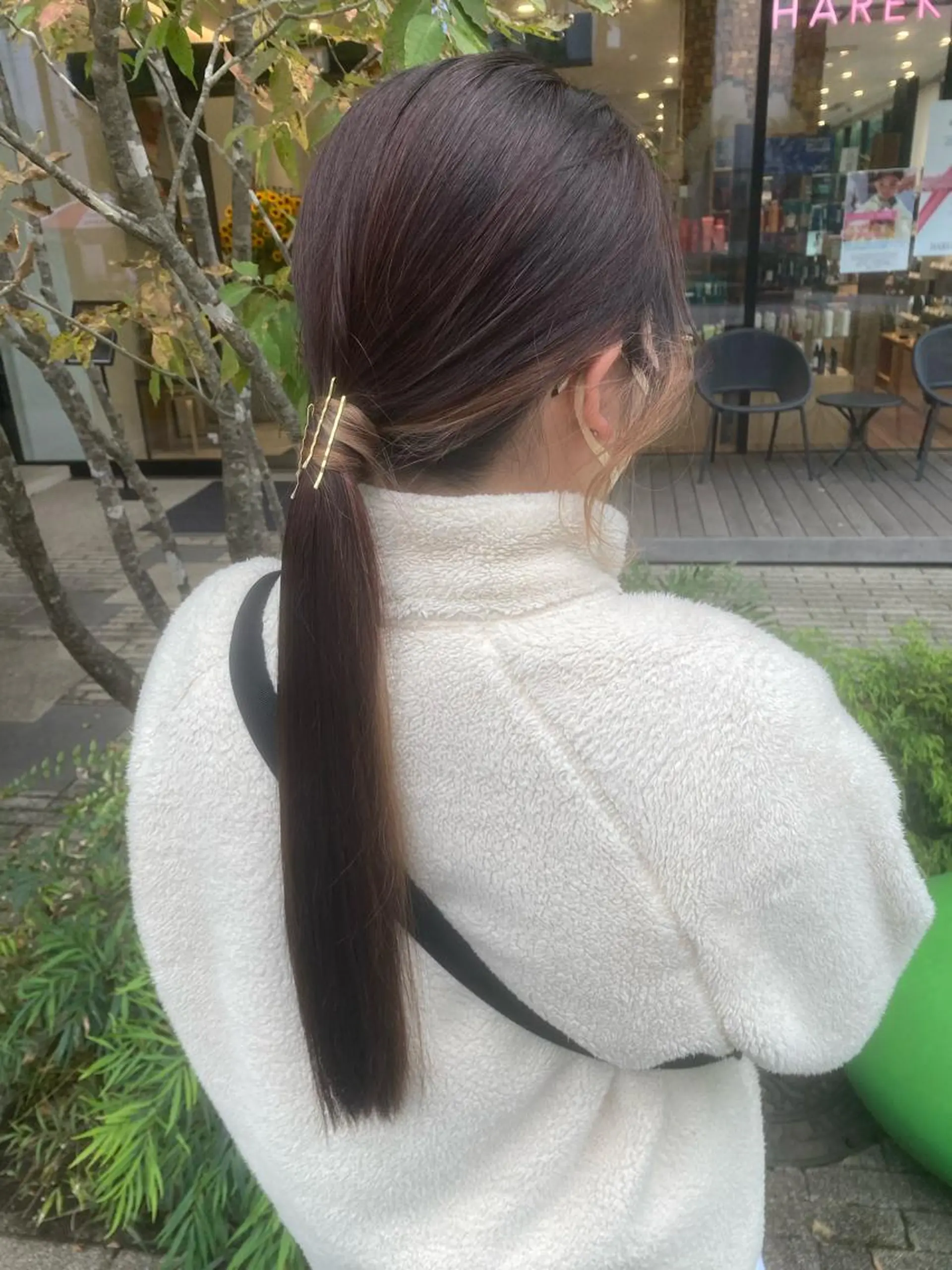 ロング カラー パーマ ヘアアレンジ 加藤 愛実のヘアスタイル