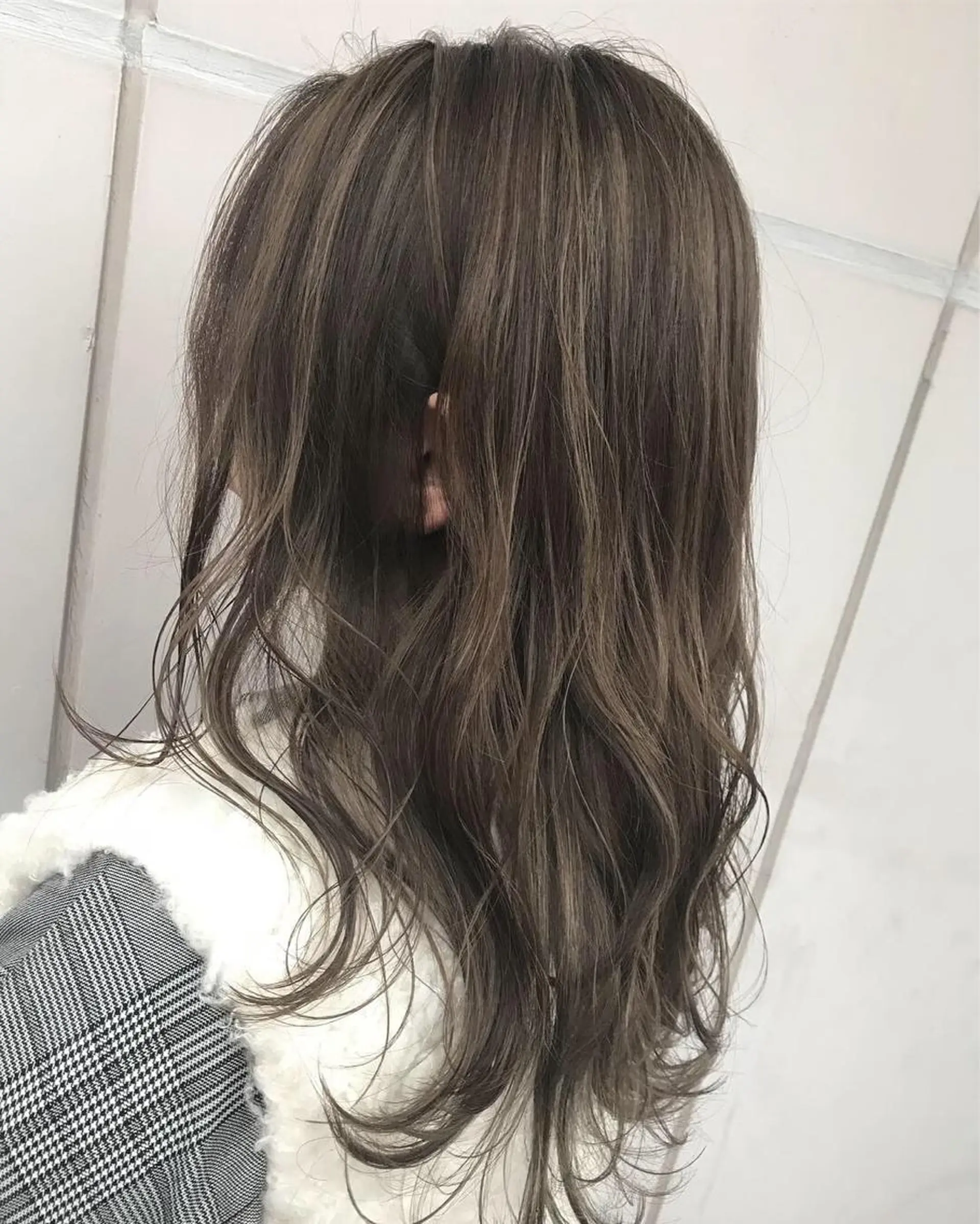 ロング カラー カット ヘアカラー トリートメント 髪質改善will hairdesignのヘアスタイル
