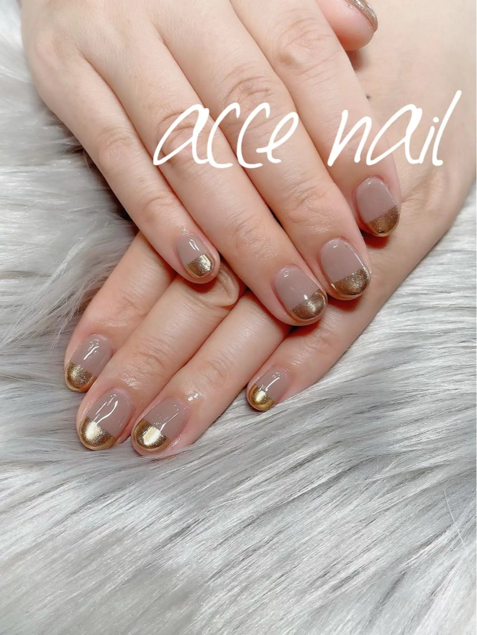 ネイル フレンチネイル ミラーネイル atsuco ✴︎のネイルデザイン