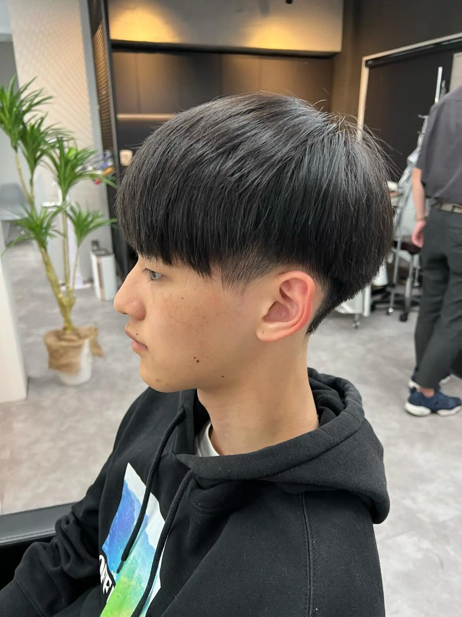 ショート メンズ マッシュ 刈り上げ 【曲がる縮毛矯正】 モデル募集🙋カツヤのヘアスタイル