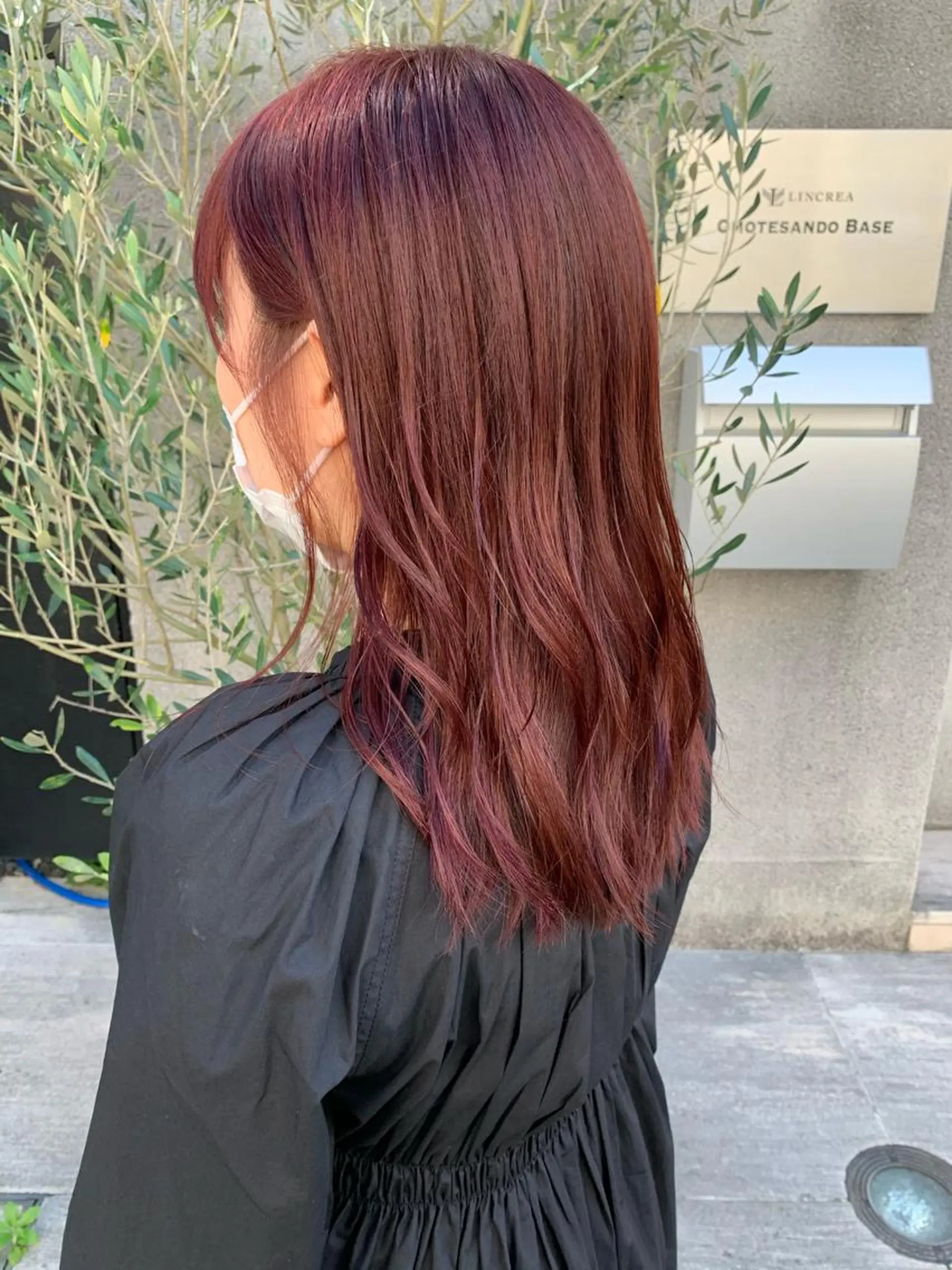 ミディアム カラー ピンクカラー 大人かわいい💍🤍 ボブ/ショートボブのヘアスタイル