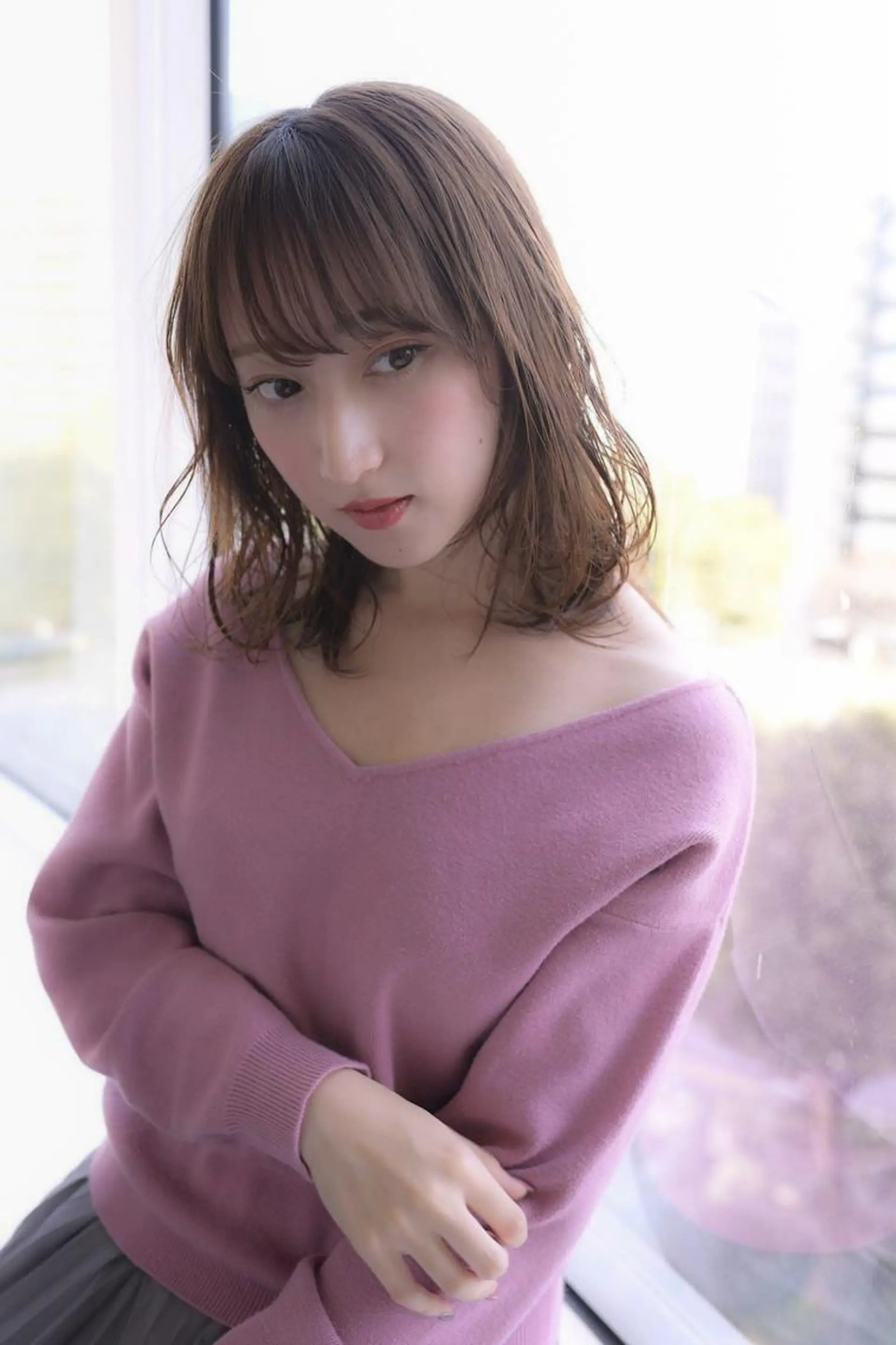 ミディアム KAMIGAMI所属・KAMIGAMI SAKAEのヘアスタイル