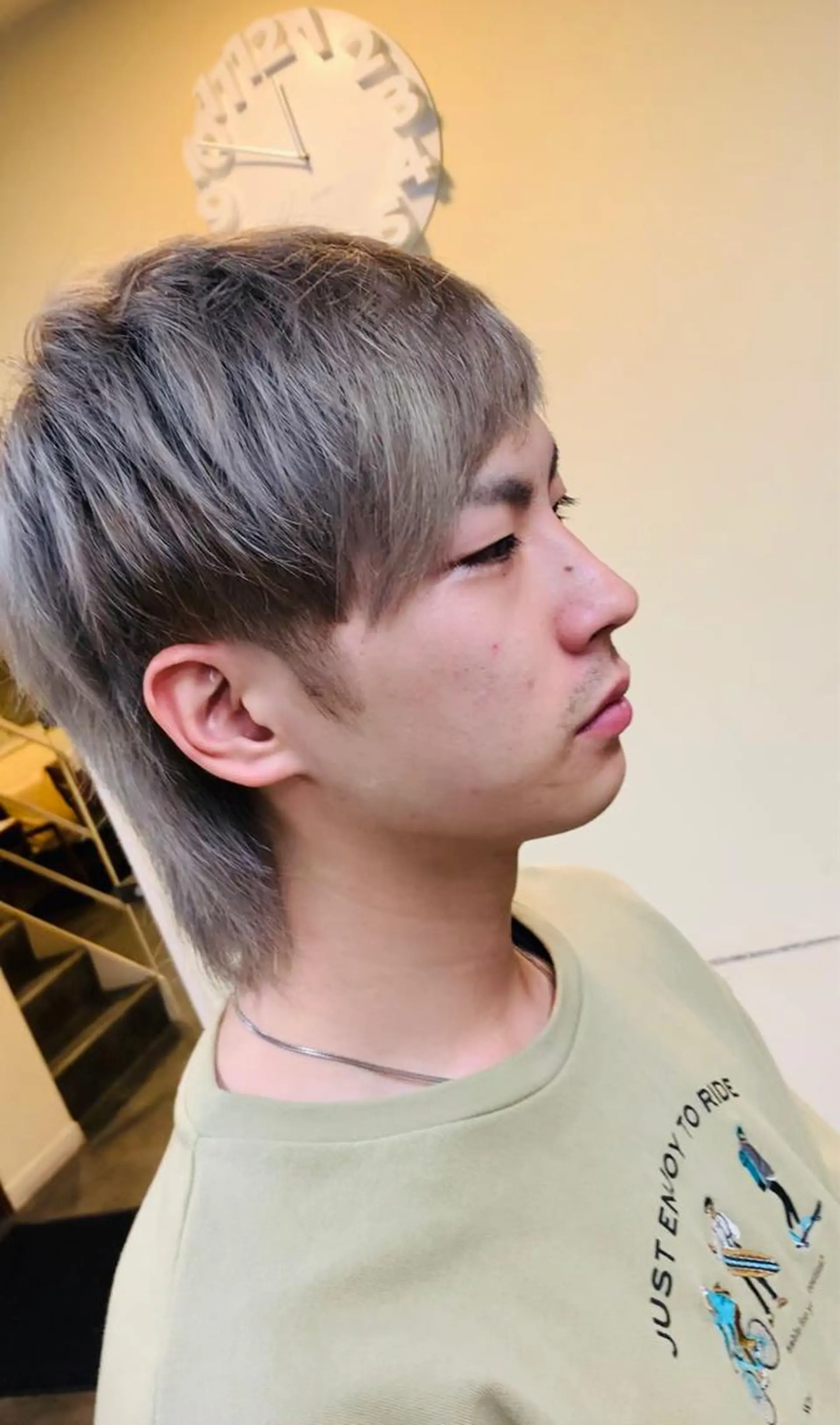 メンズ カット ヘアカラー 大人レイヤー ヨシミカズヤのヘアスタイル