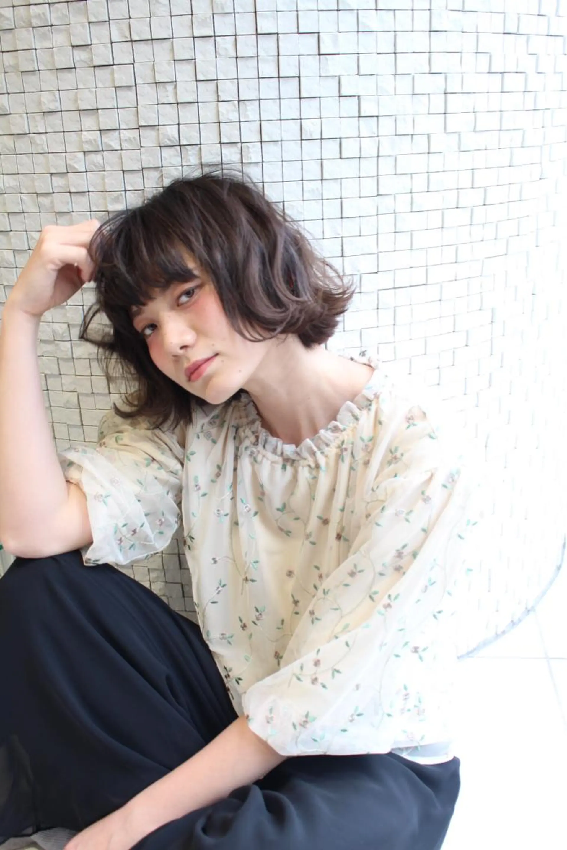 ショート カラー ショートヘア 外ハネヘア soigné所属・髪質改善カラー ショートボブ専門のヘアスタイル