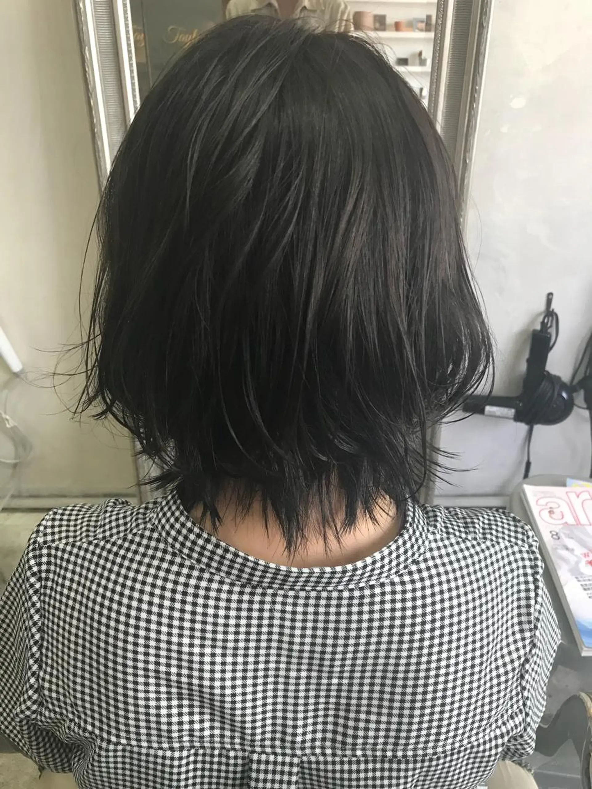 ミディアム カラー ヘアアレンジ ヘアカラー トリートメント 山崎 澪 レイヤーカット/大宮のヘアスタイル