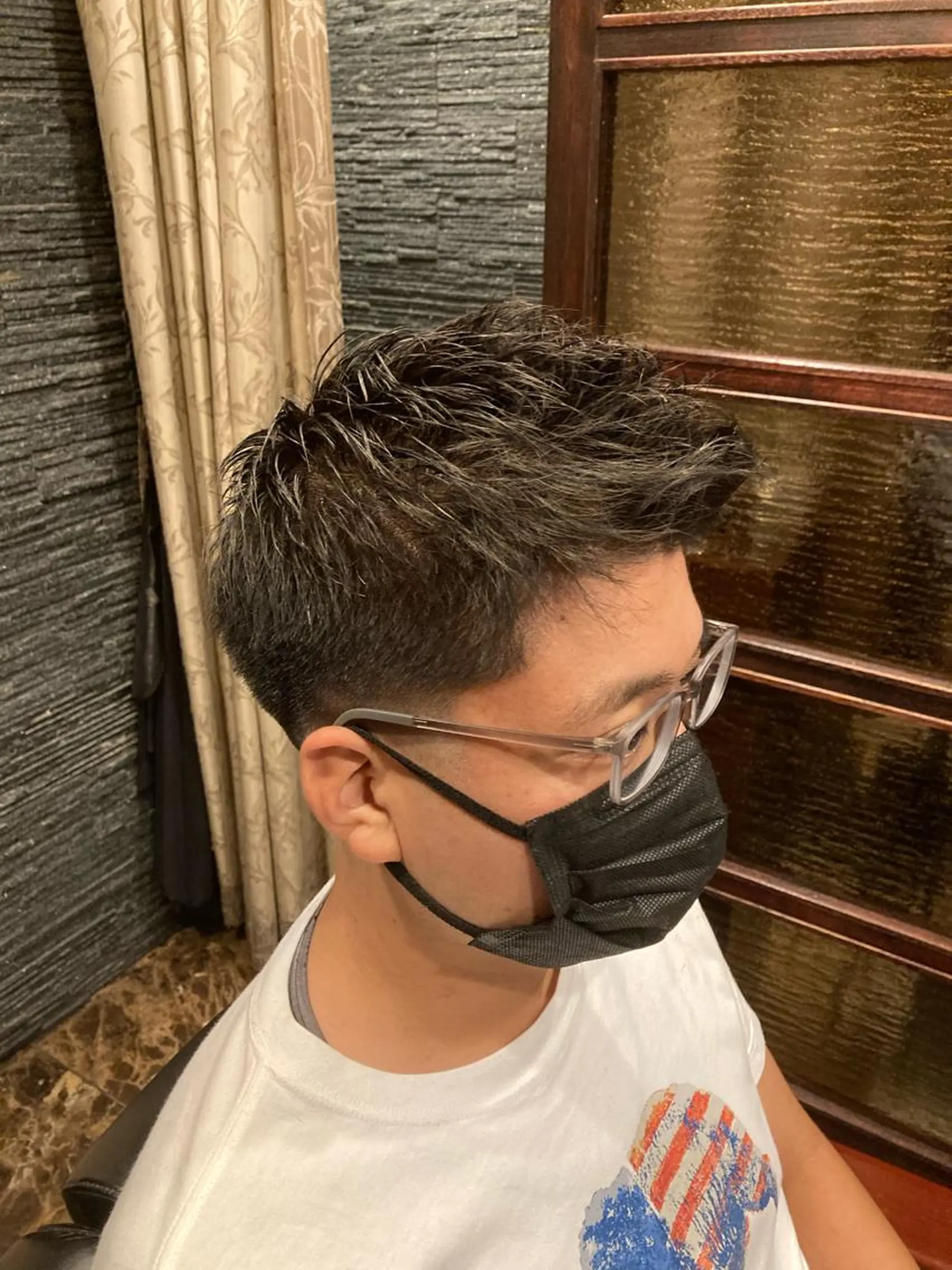 メンズ フェードカット モヒカン ヒロ銀座 名駅西口店のヘアスタイル