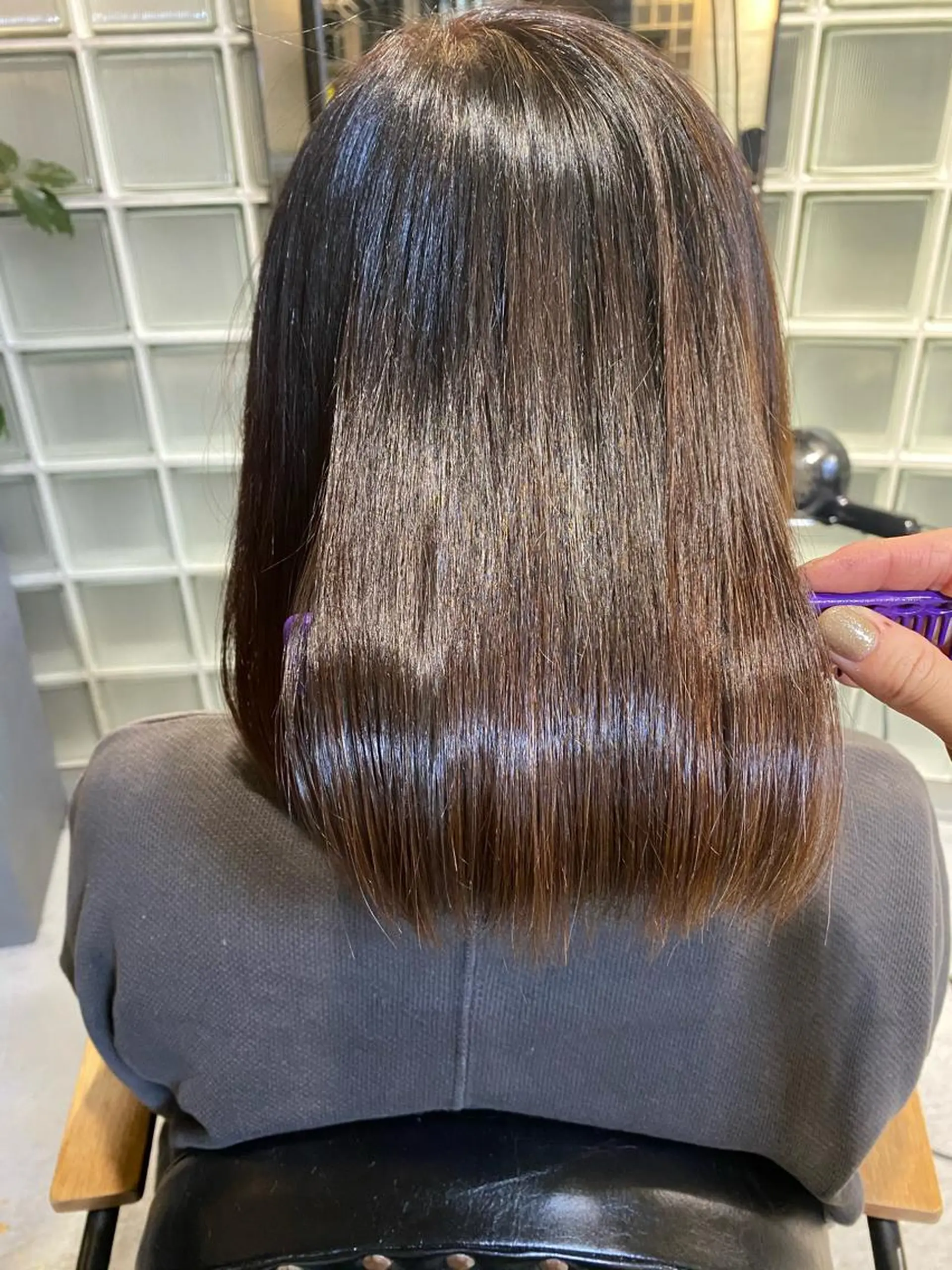 ショート 縮毛矯正 大橋 美咲のヘアスタイル