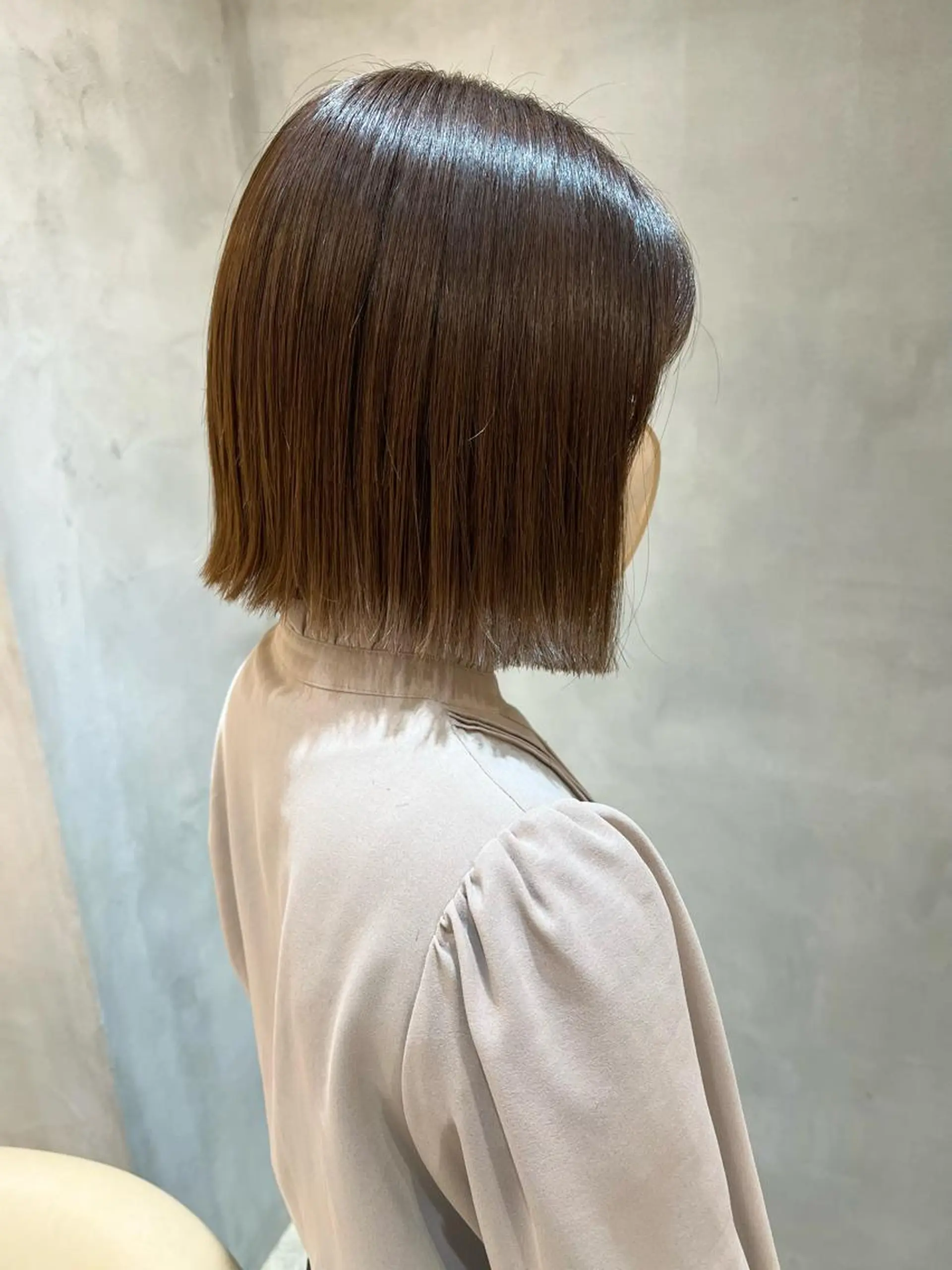 ショート ボブ/巻ける縮毛矯正 /韓国レイヤーはなのヘアスタイル