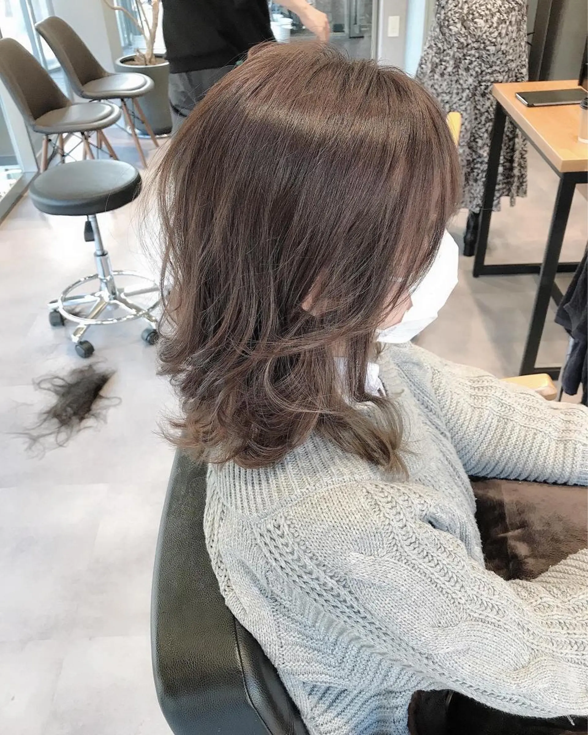 ミディアム カット ヘアカラー トリートメント ヘッドスパ 佐藤優太朗 似合わせ/髪質改善のヘアスタイル