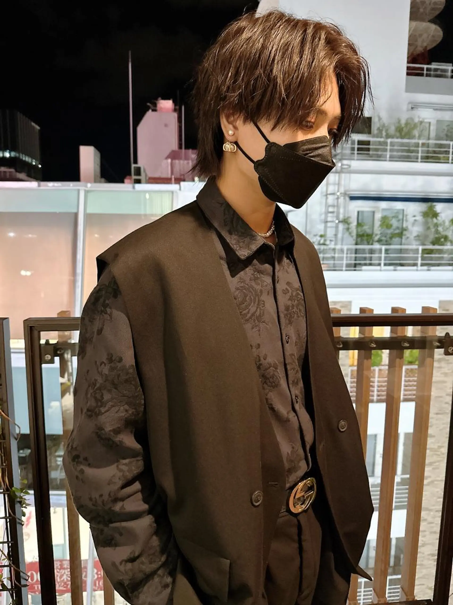 ミディアム カラー ヘアアレンジ メンズ カット メンズZina代表 田端 麗治のヘアスタイル