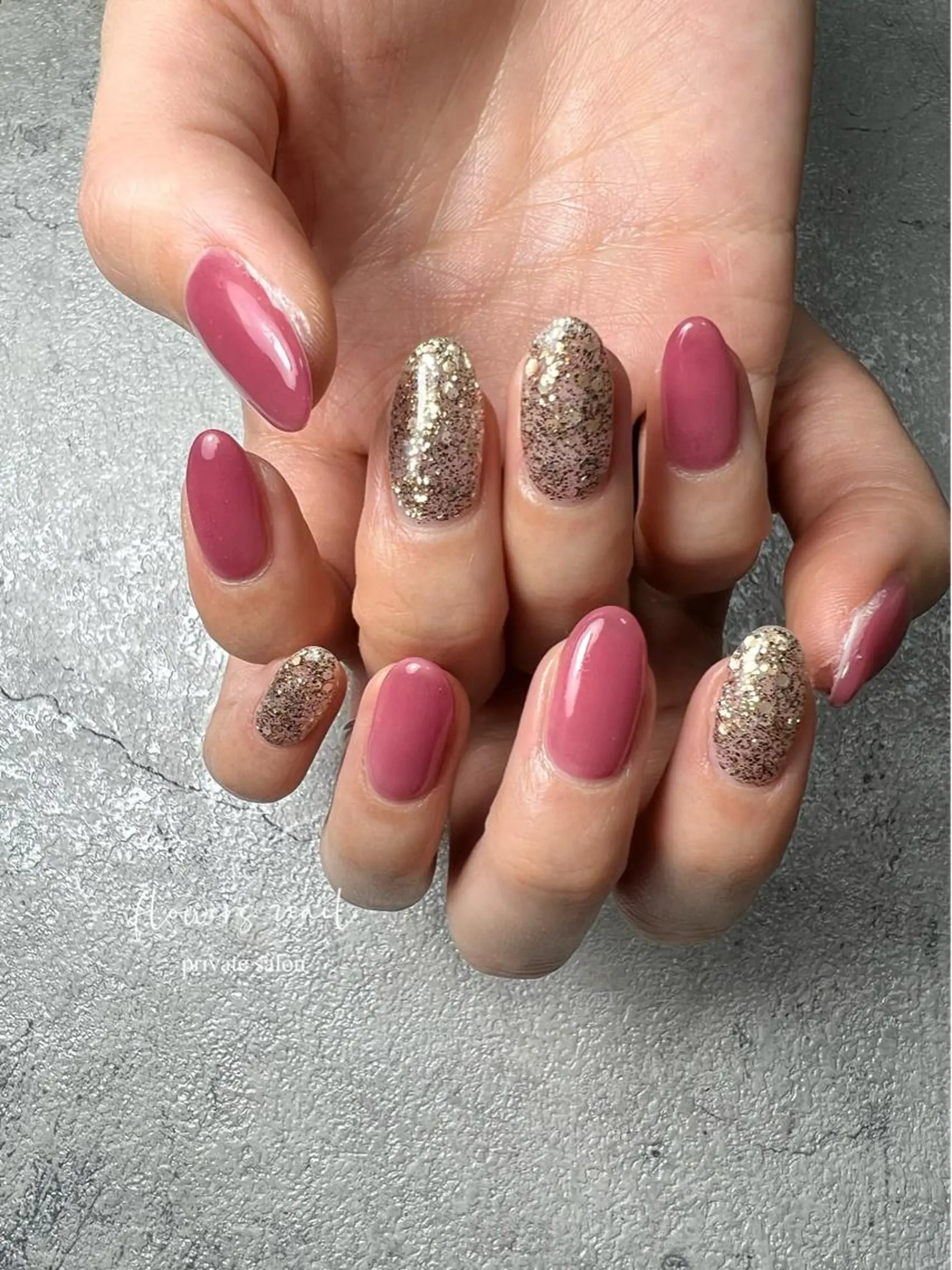 ネイル ジェルネイル 持ち込み パラジェル ピンク 春ネイル flowers nailのネイルデザイン