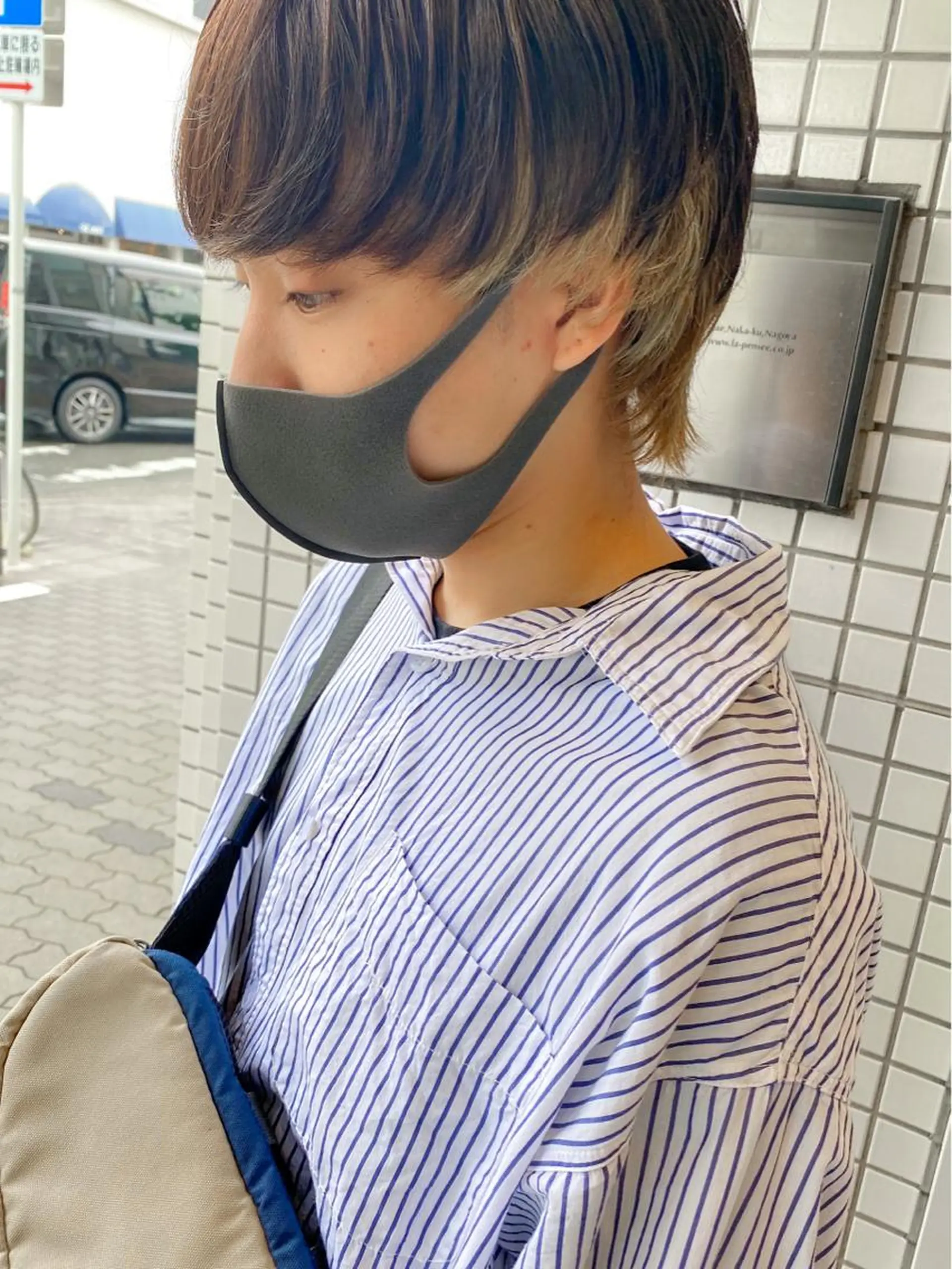 カラー メンズ カット ヘアカラー 栄/矢場町 三井太朗のヘアスタイル