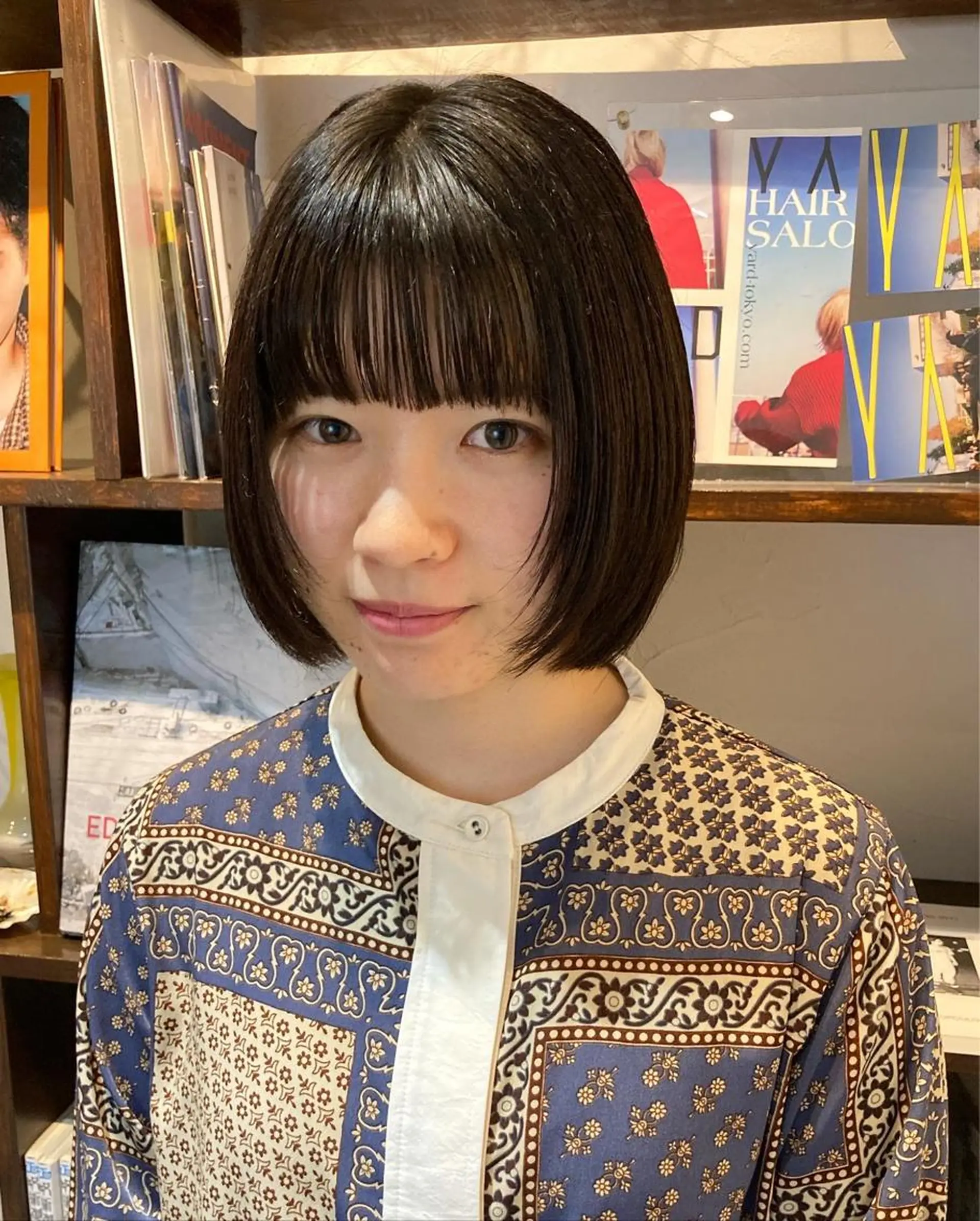 ショート レイヤーカット カット トリートメント 金田 夏野のヘアスタイル