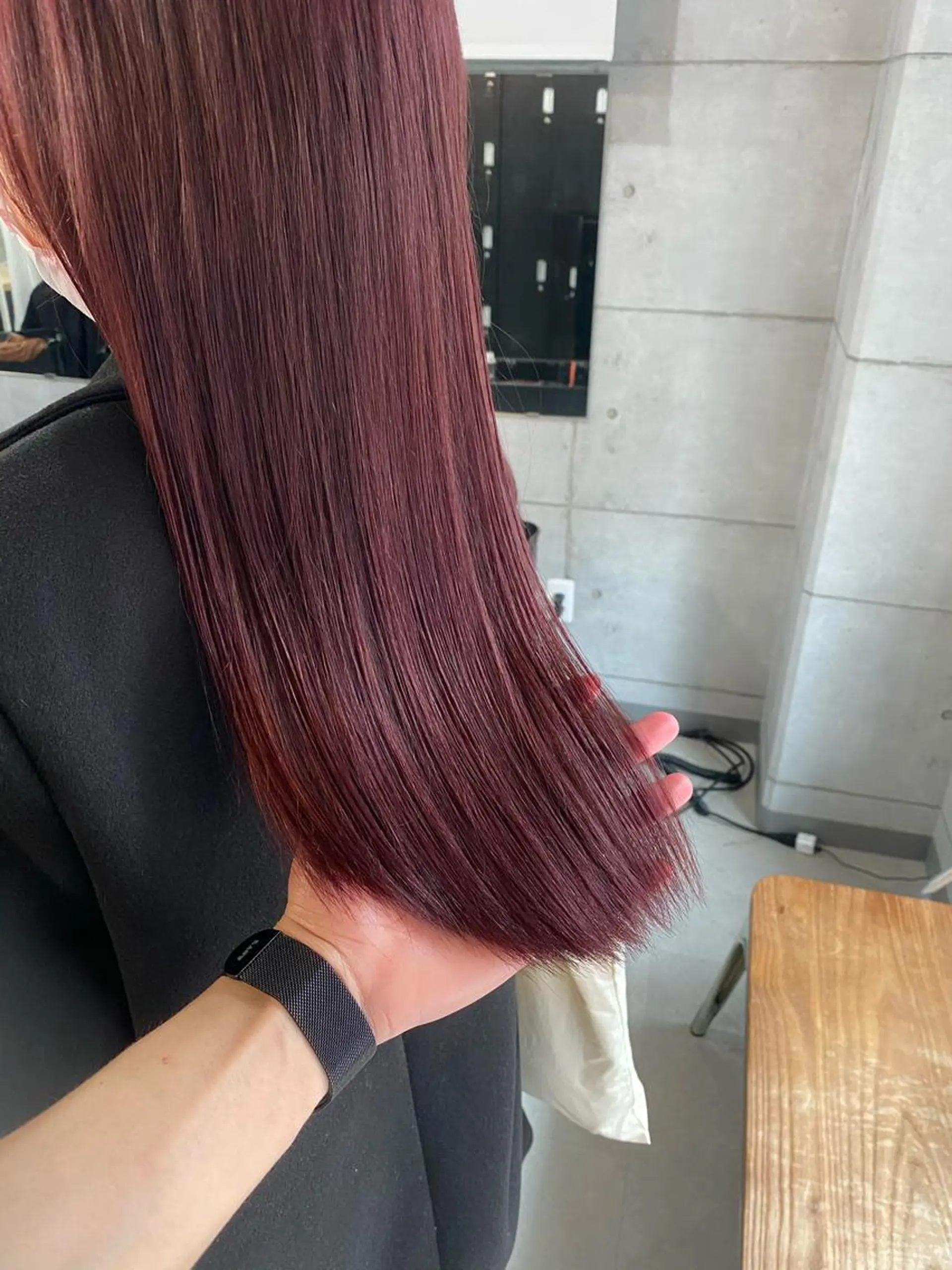 セミロング ヘアカラー トリートメント ヘアセット 艶カラー💎 髪質改善🎈アトワのヘアスタイル