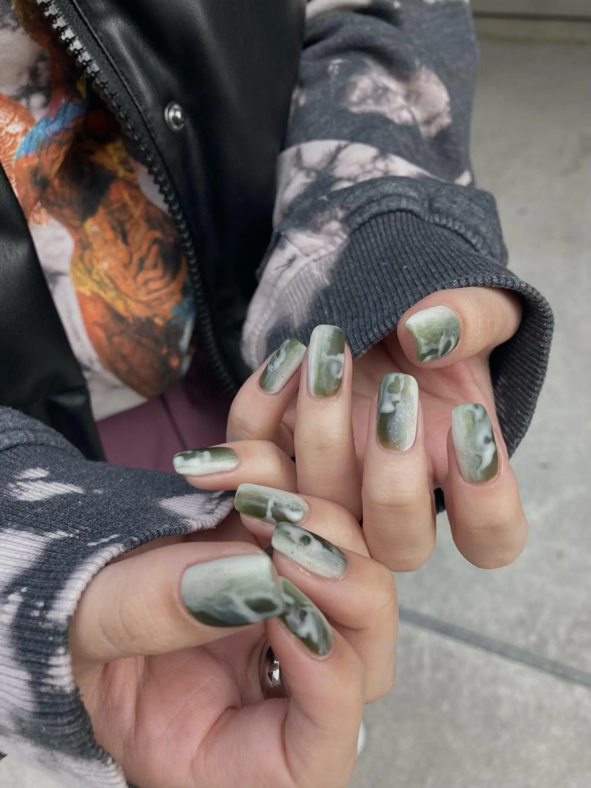 ネイル kana/モード ・グランジ໒꒱のネイルデザイン