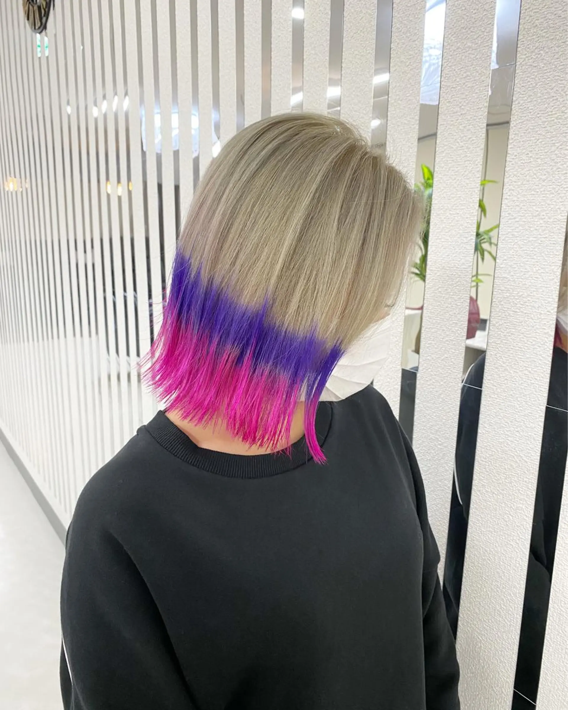 ミディアム カラー デザインカラー YURI ✨のヘアスタイル