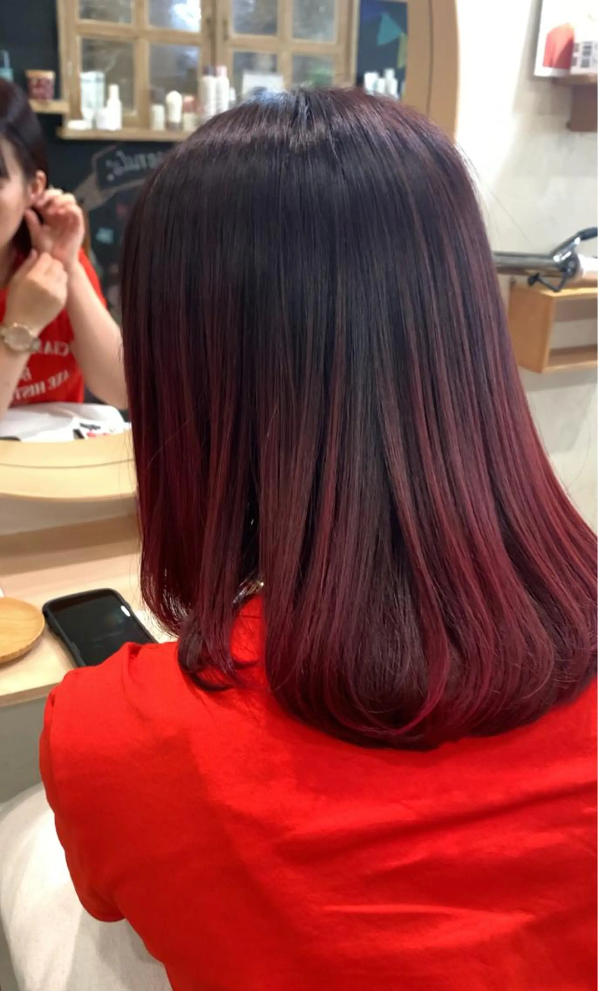 ミディアム カラー グラデーションカラー ヘアカラー トリートメント Liberty 店長 TAJIMAのヘアスタイル