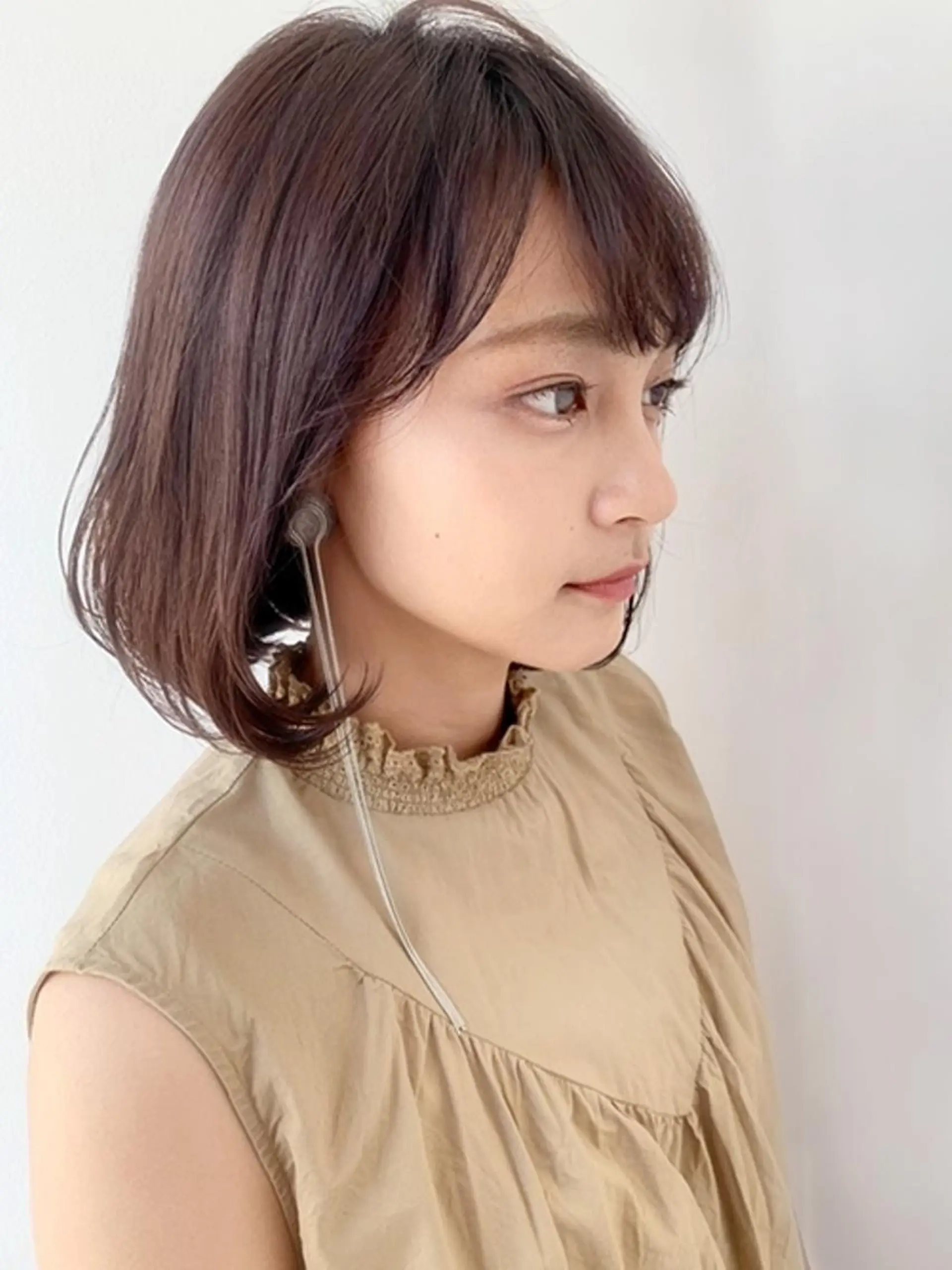 ミディアム ヘアカラー トリートメント メンズ✨パーマ 大室雄基のヘアスタイル
