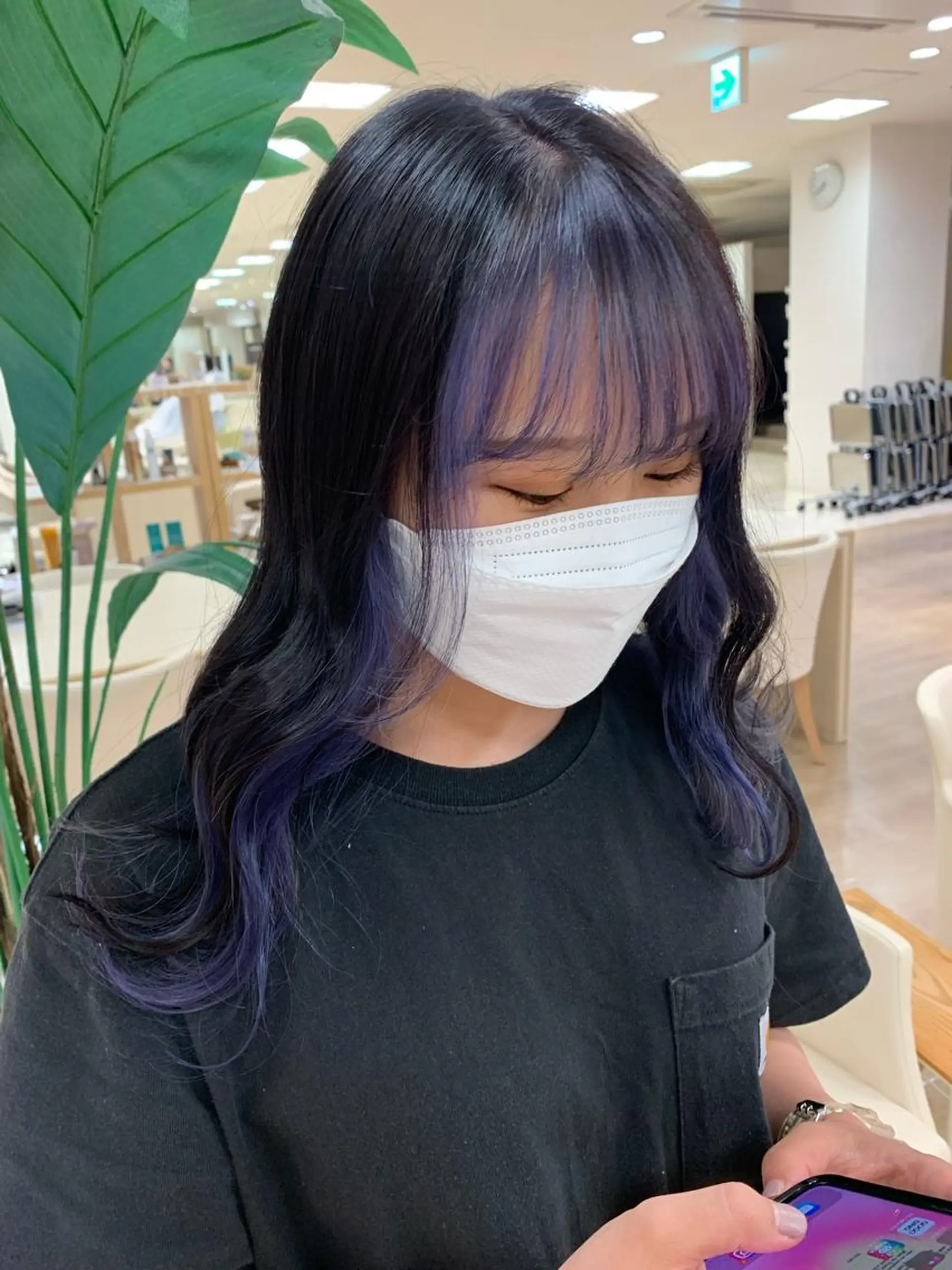 ロング カラー カット ヘアカラー トリートメント m i k u🕊️ 韓国レイヤー/暖色のヘアスタイル