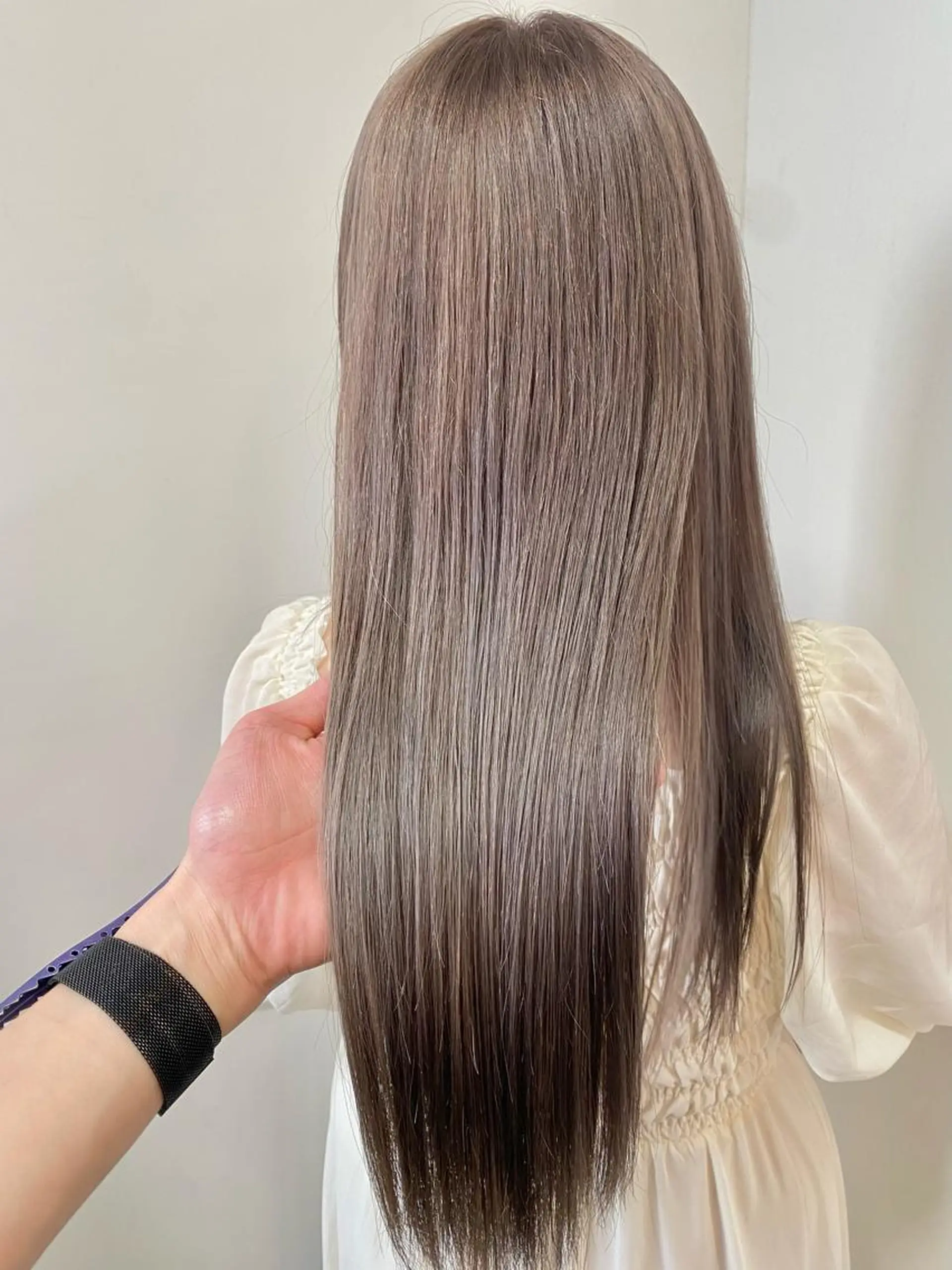 ロング カット トリートメント 聖斗 /ハイトーン/パーマのヘアスタイル