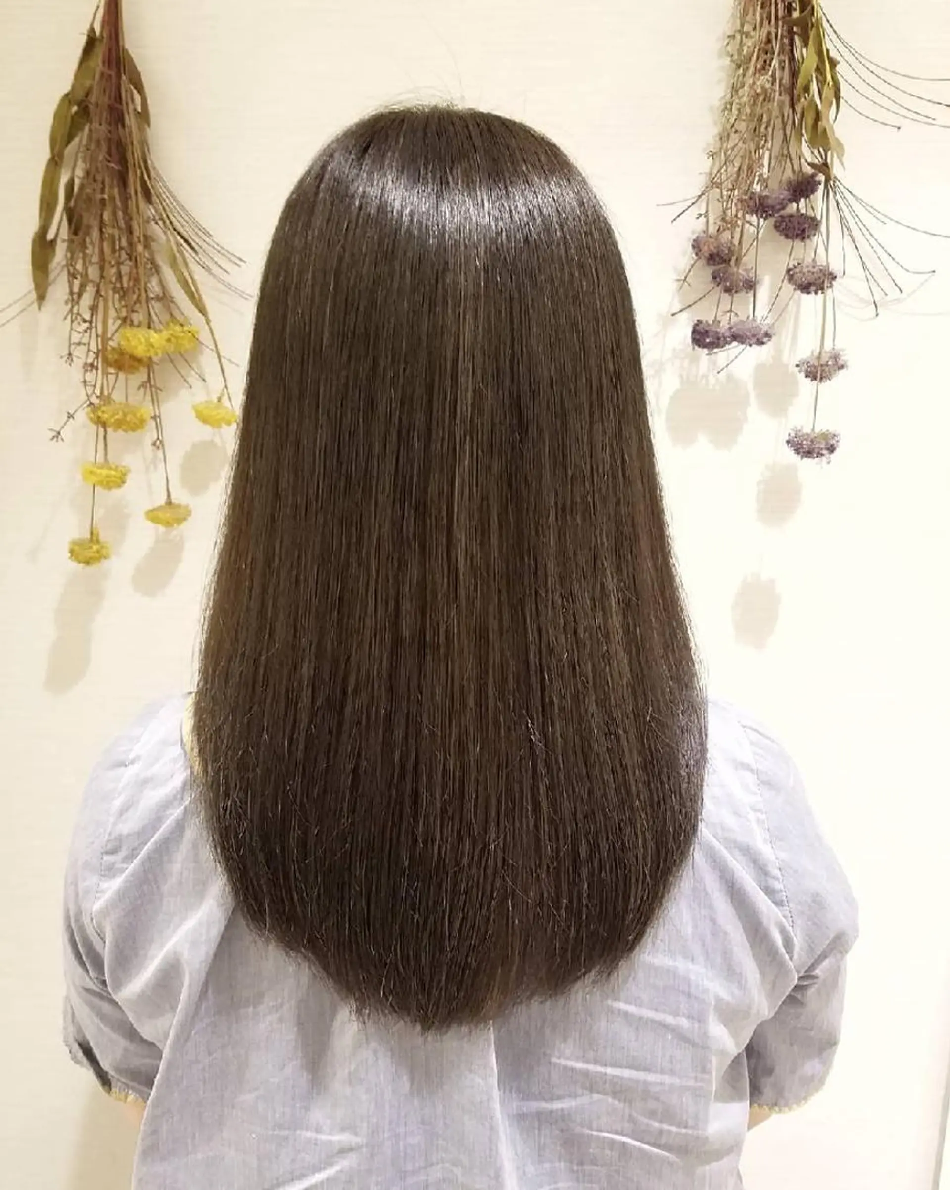 ロング カット 縮毛矯正 トリートメント 村岡【店長】 【骨格矯正ショート】のヘアスタイル