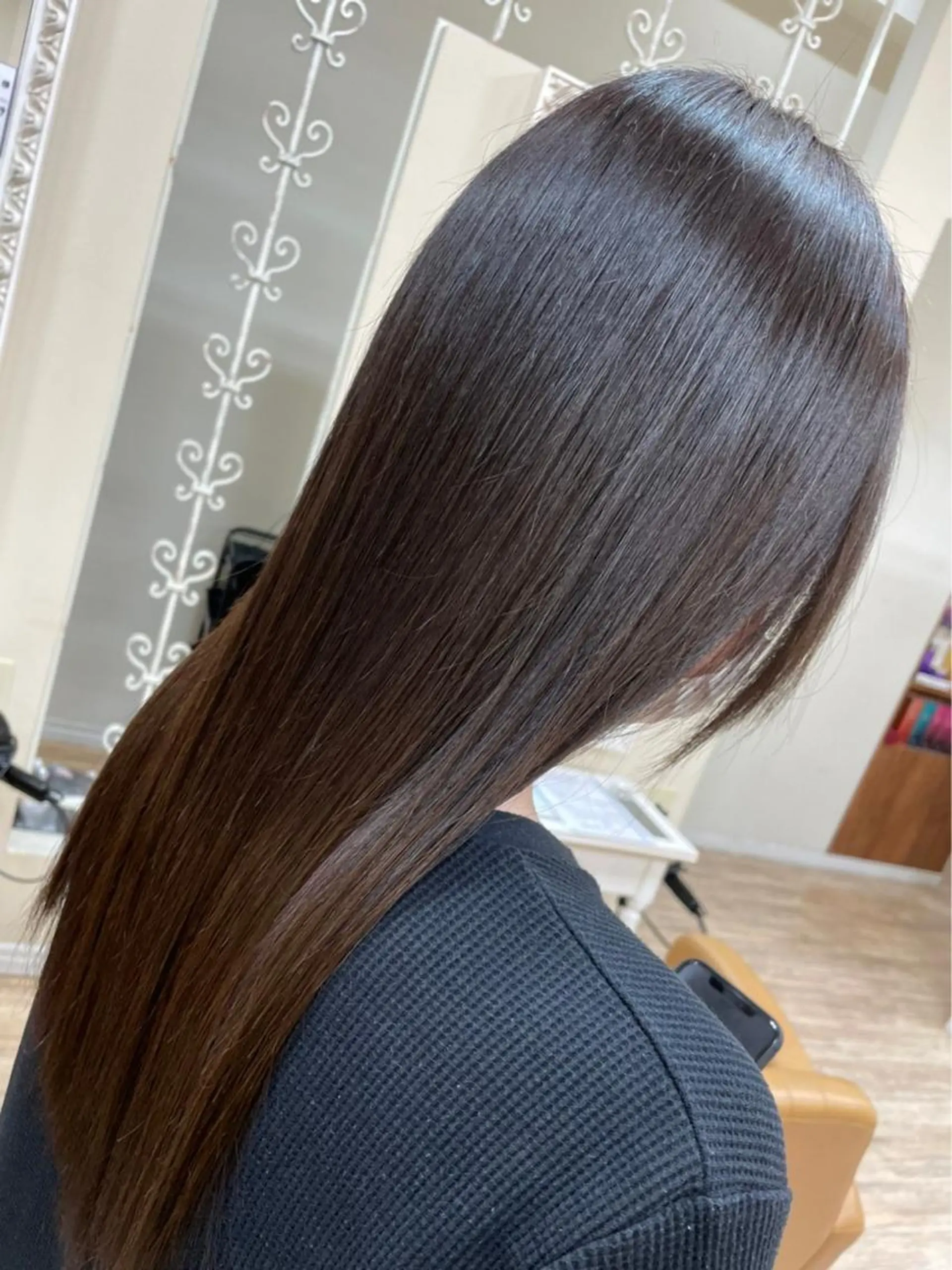 ロング 髪質改善 トリートメント 宮城 歩果のマツエク・マツパデザイン