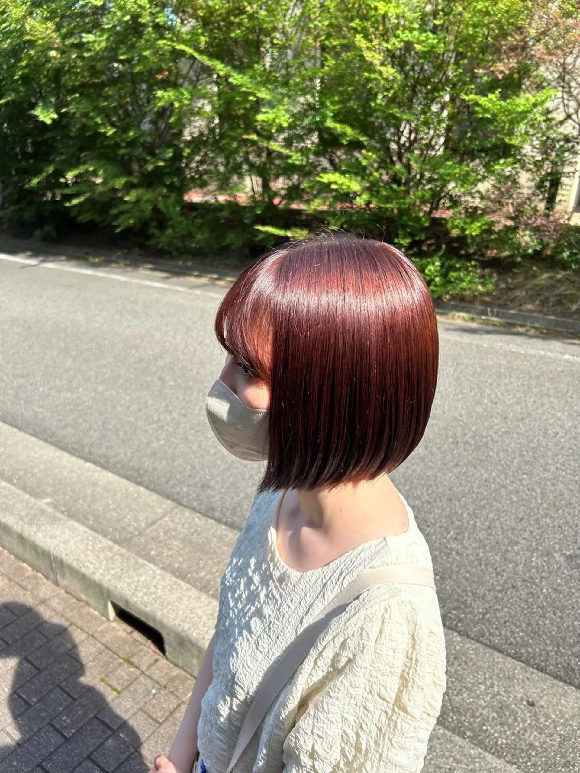 ショート カラー pele 梅田所属・PELEハイトーン shinobuのヘアスタイル