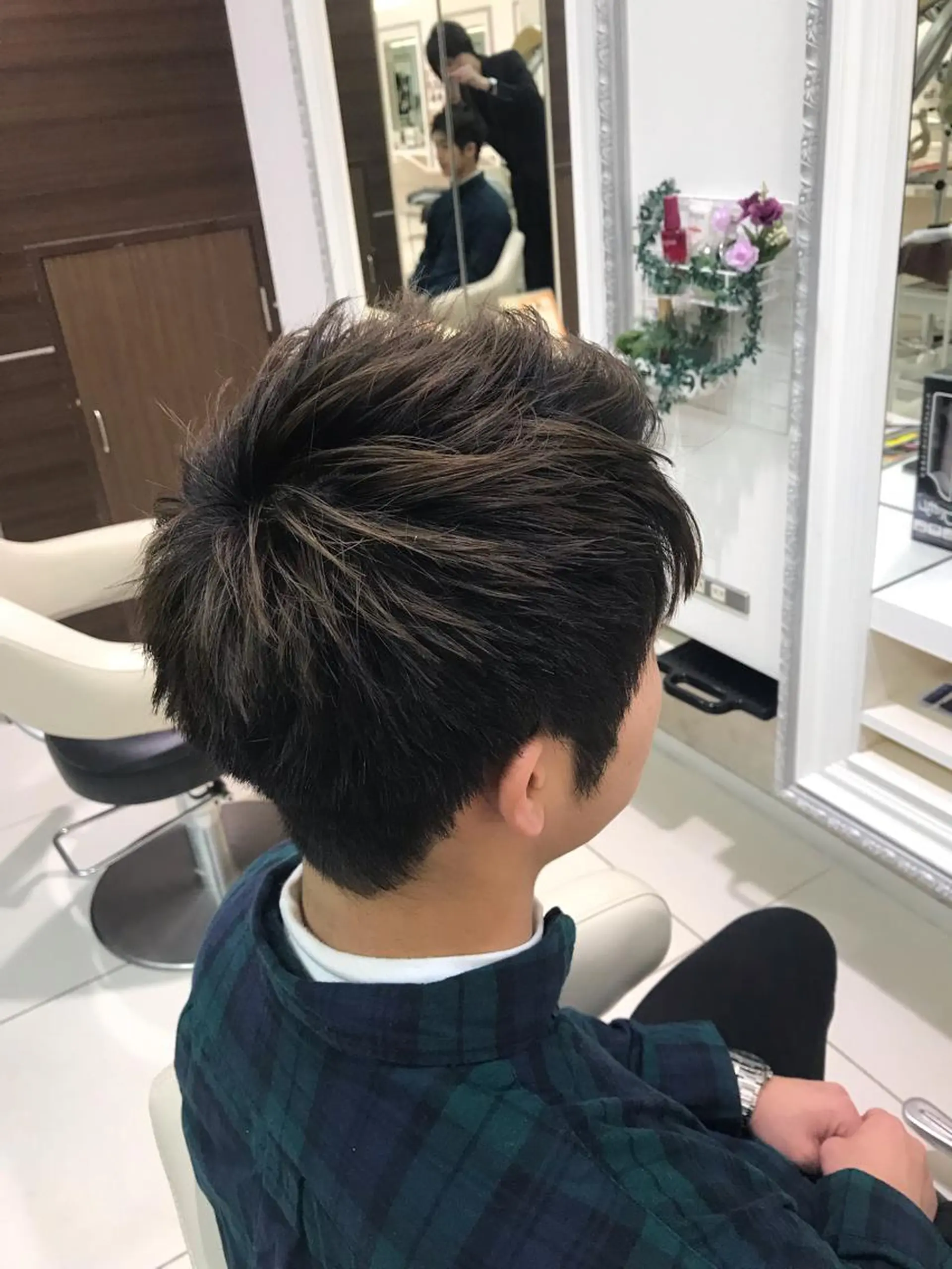 ショート クリーピー　オーナー 福田 将太のヘアスタイル