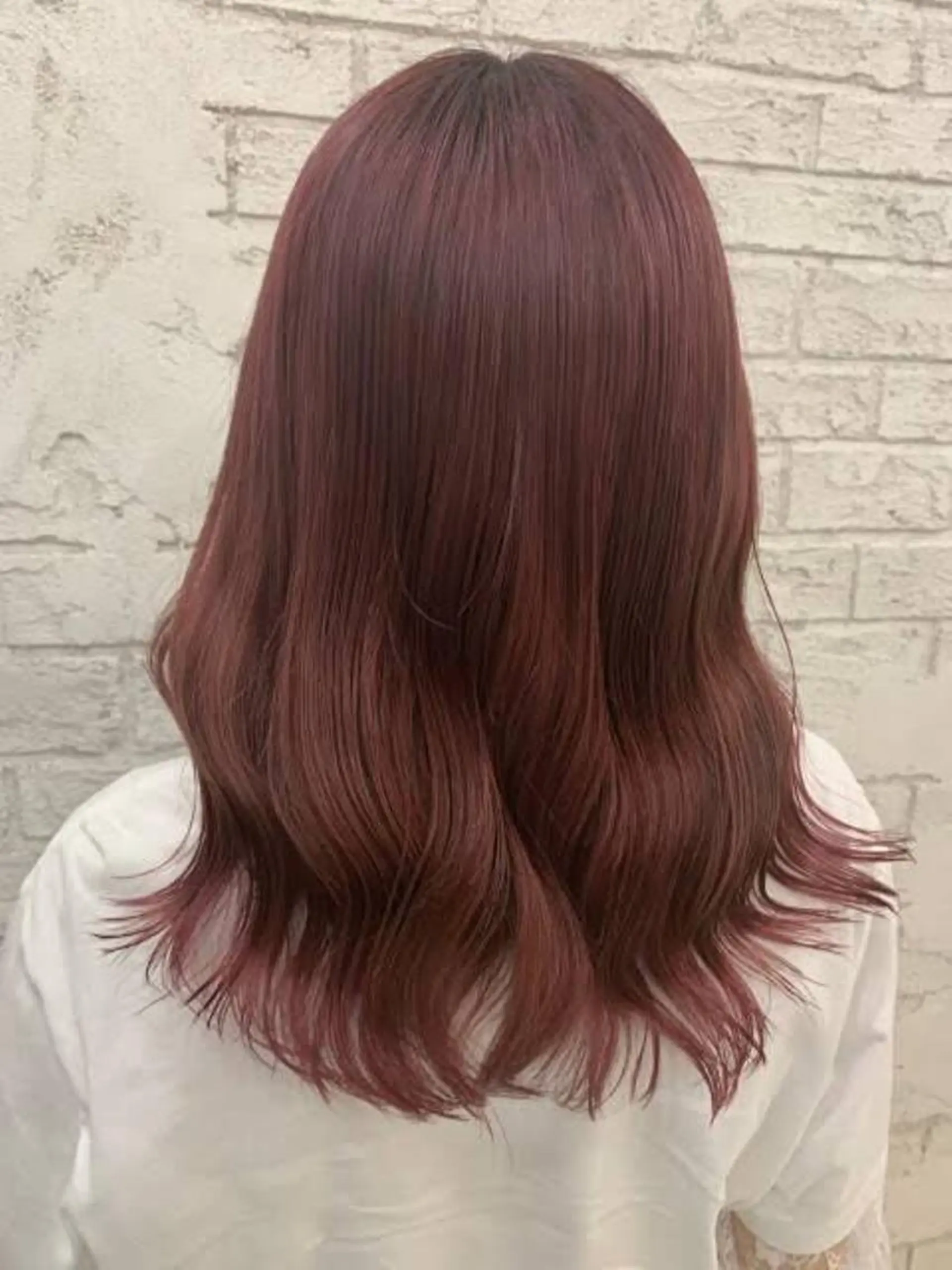 ミディアム カット ヘアカラー トリートメント 森山 佳小里/カラー /似合わせカットのヘアスタイル