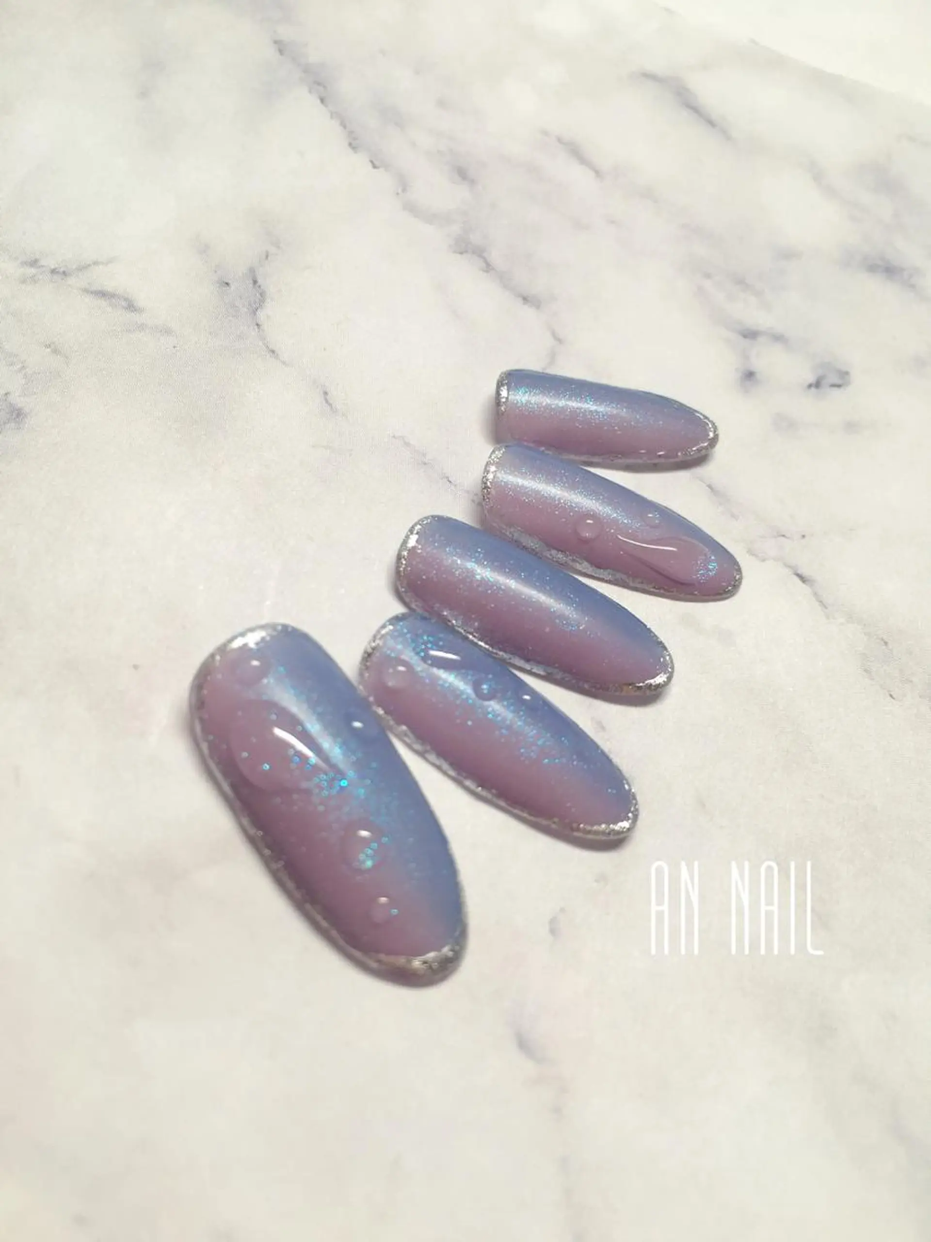 ネイル ニュアンスネイル 夏ネイル AN Nailのネイルデザイン