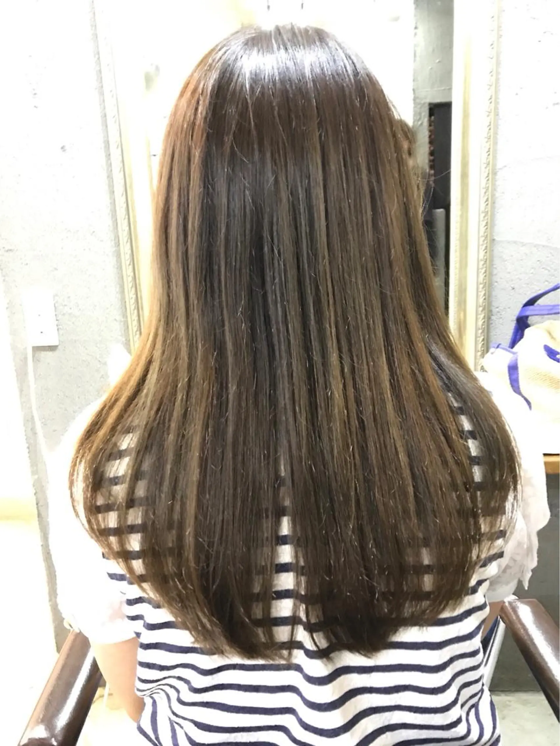 ロング ヘアアレンジ 縮毛矯正 カット 縮毛矯正 桜田 修未のヘアスタイル