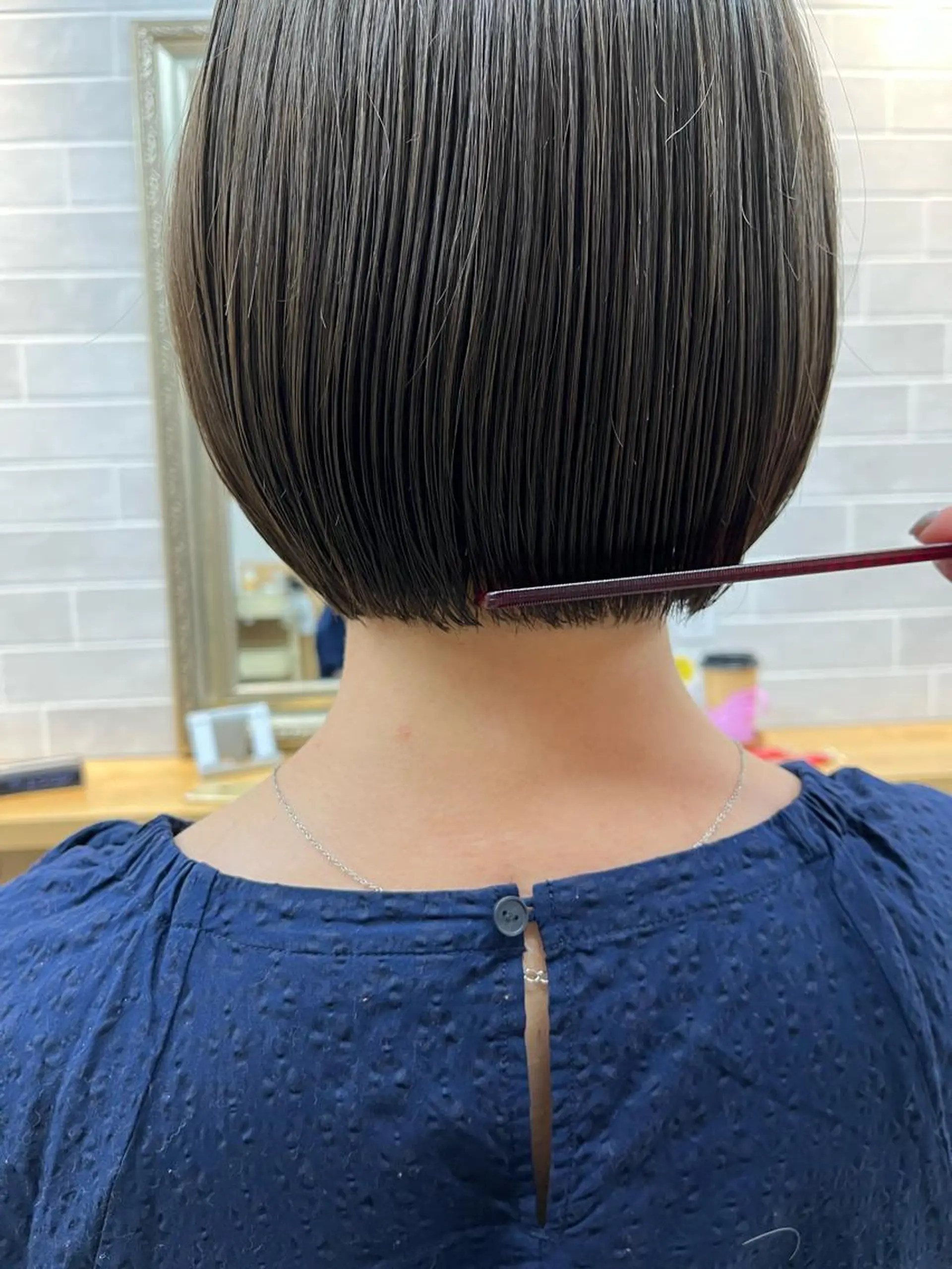 ショート カラー パーマ カット 縮毛矯正 Riposo.所属・✨似合わせカラー✨ 奈須晴香のヘアスタイル