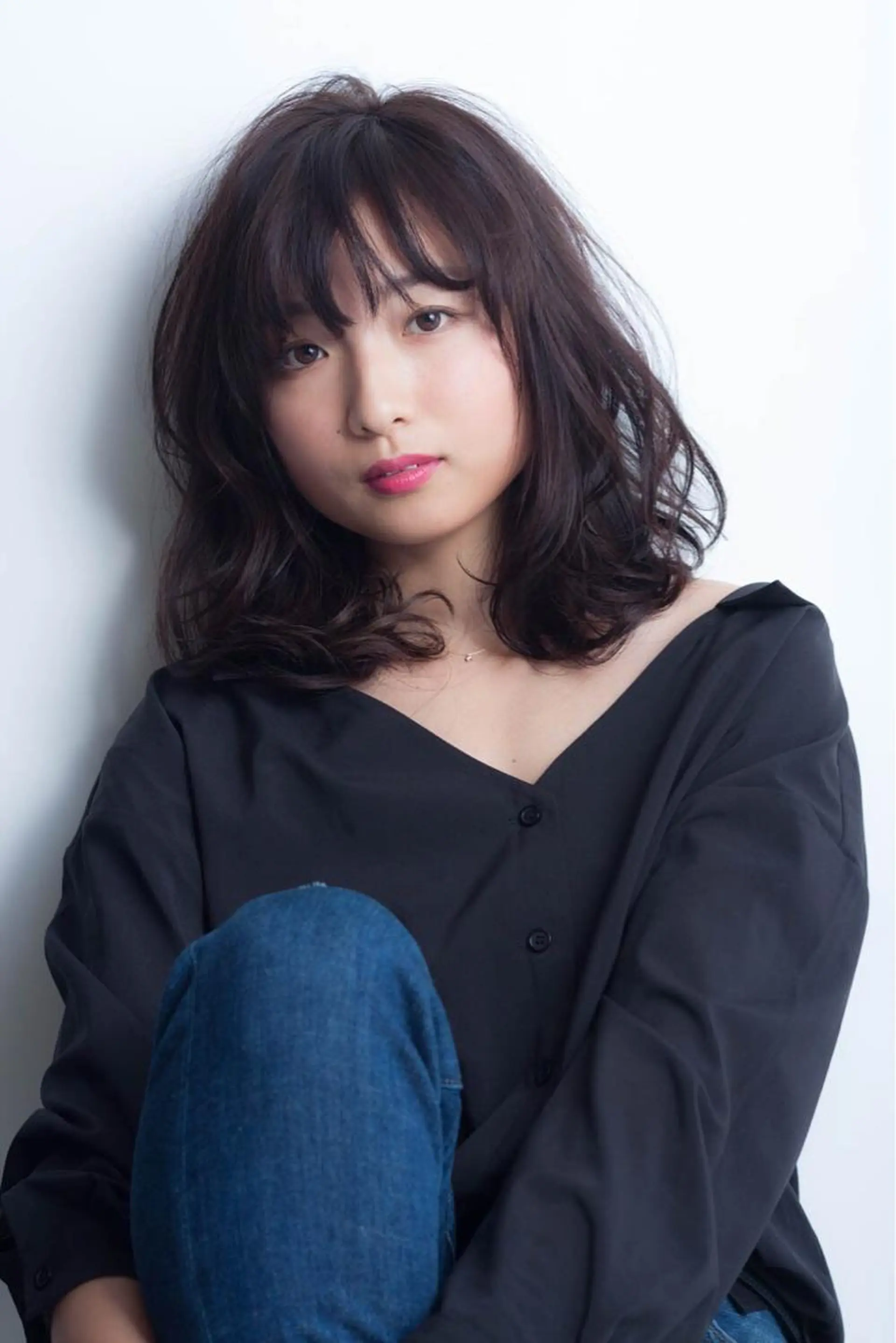 セミロング カラー RESBORN所属・長岡 大偉のヘアスタイル