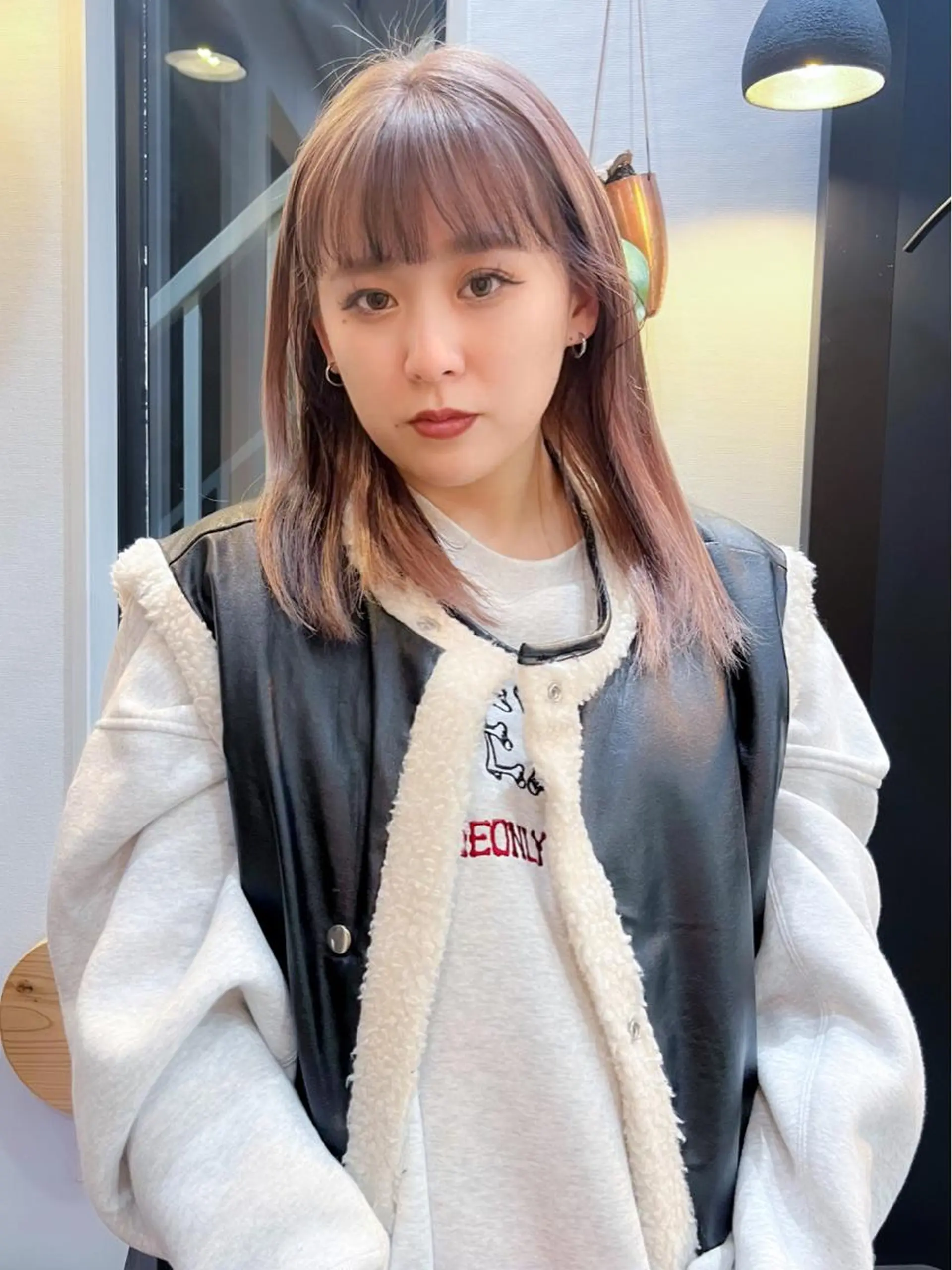 ロング カラー デザインカラー インナーカラー ヘアカラー 田川 華奈のヘアスタイル