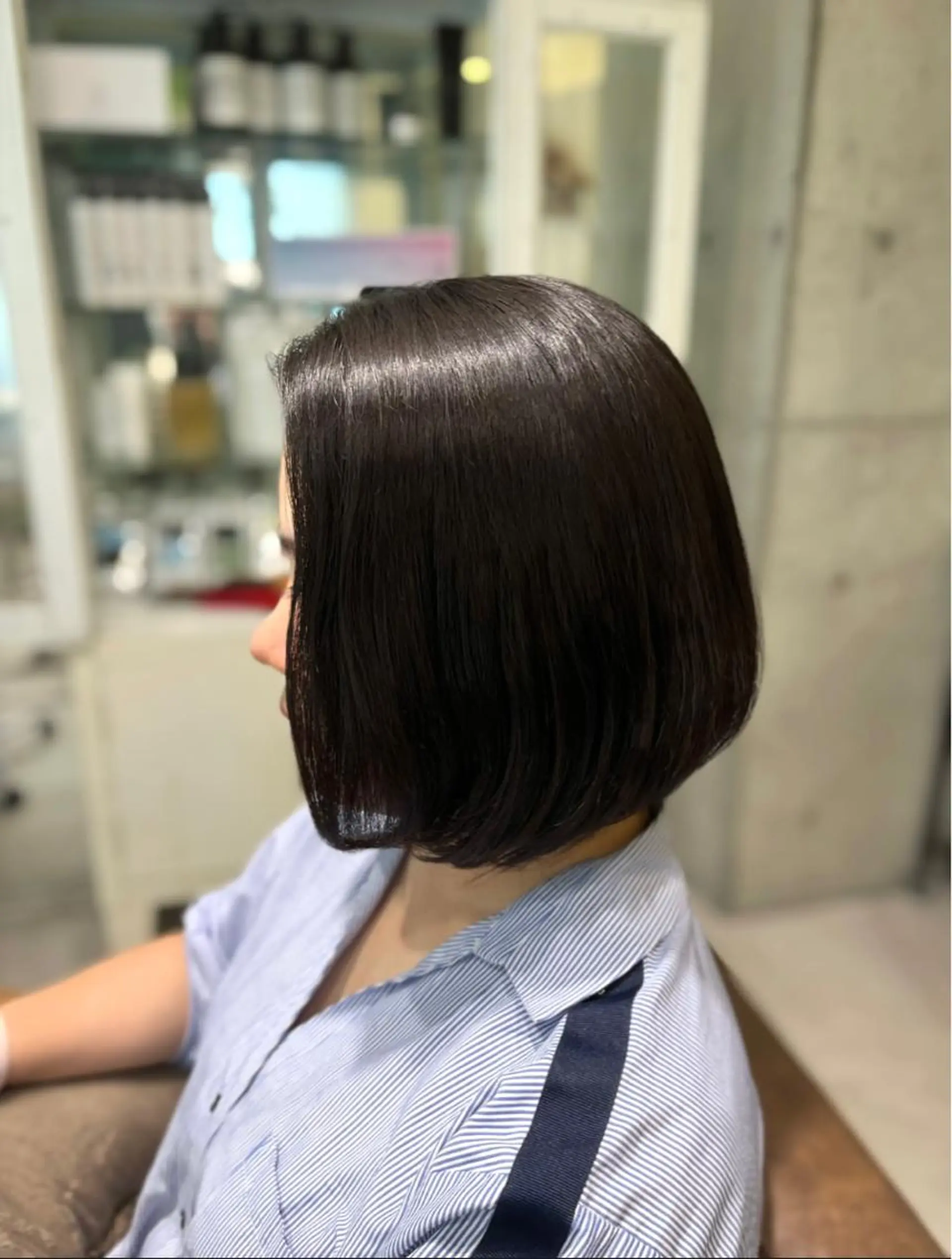 ショート カラー パーマ ヘアアレンジ マツエク・マツパ トリートメント 中川 もえか【明石】のヘアスタイル