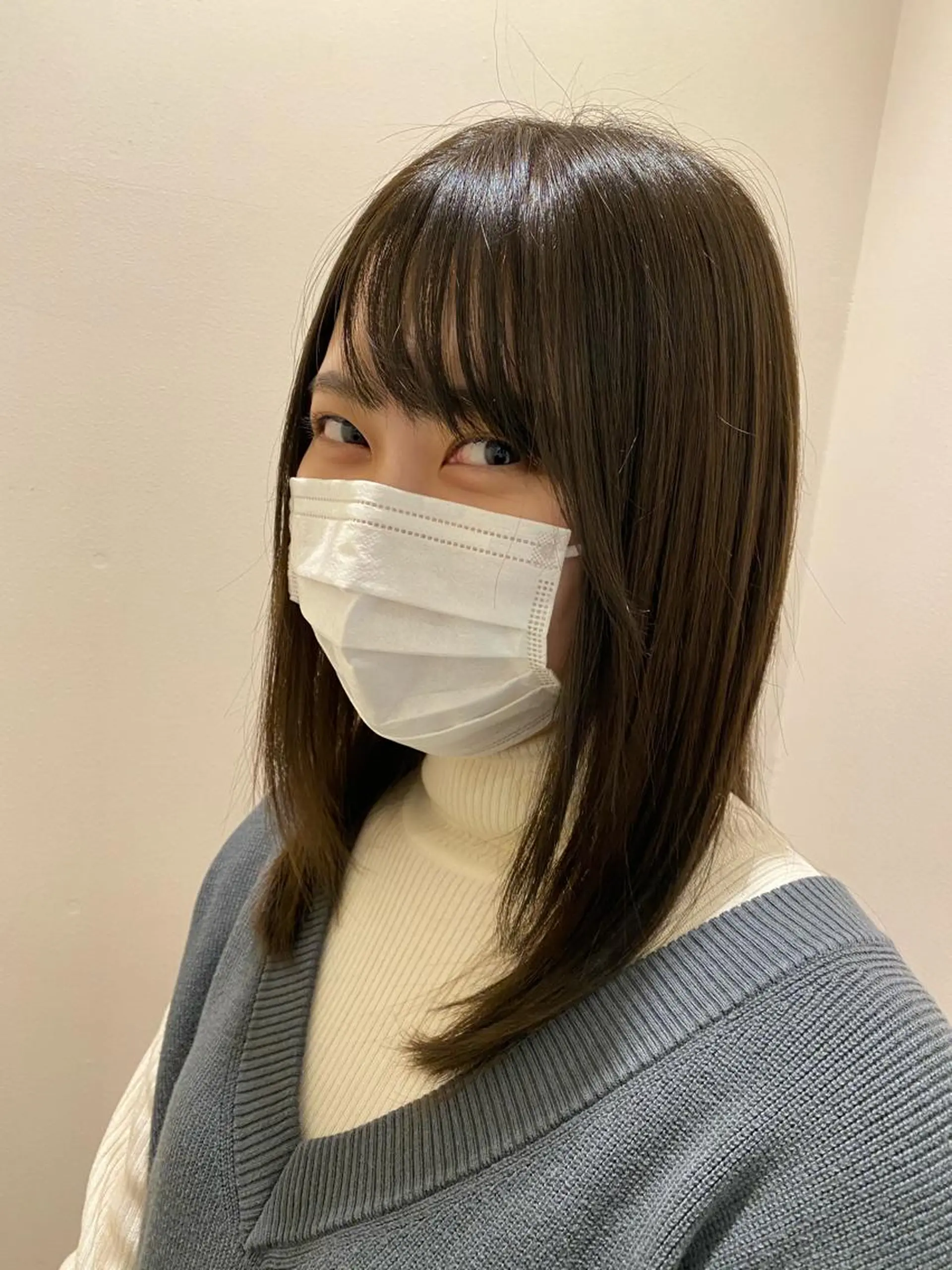 セミロング 🐢髪質改善/Ash 店長/折目奈央🐢のヘアスタイル