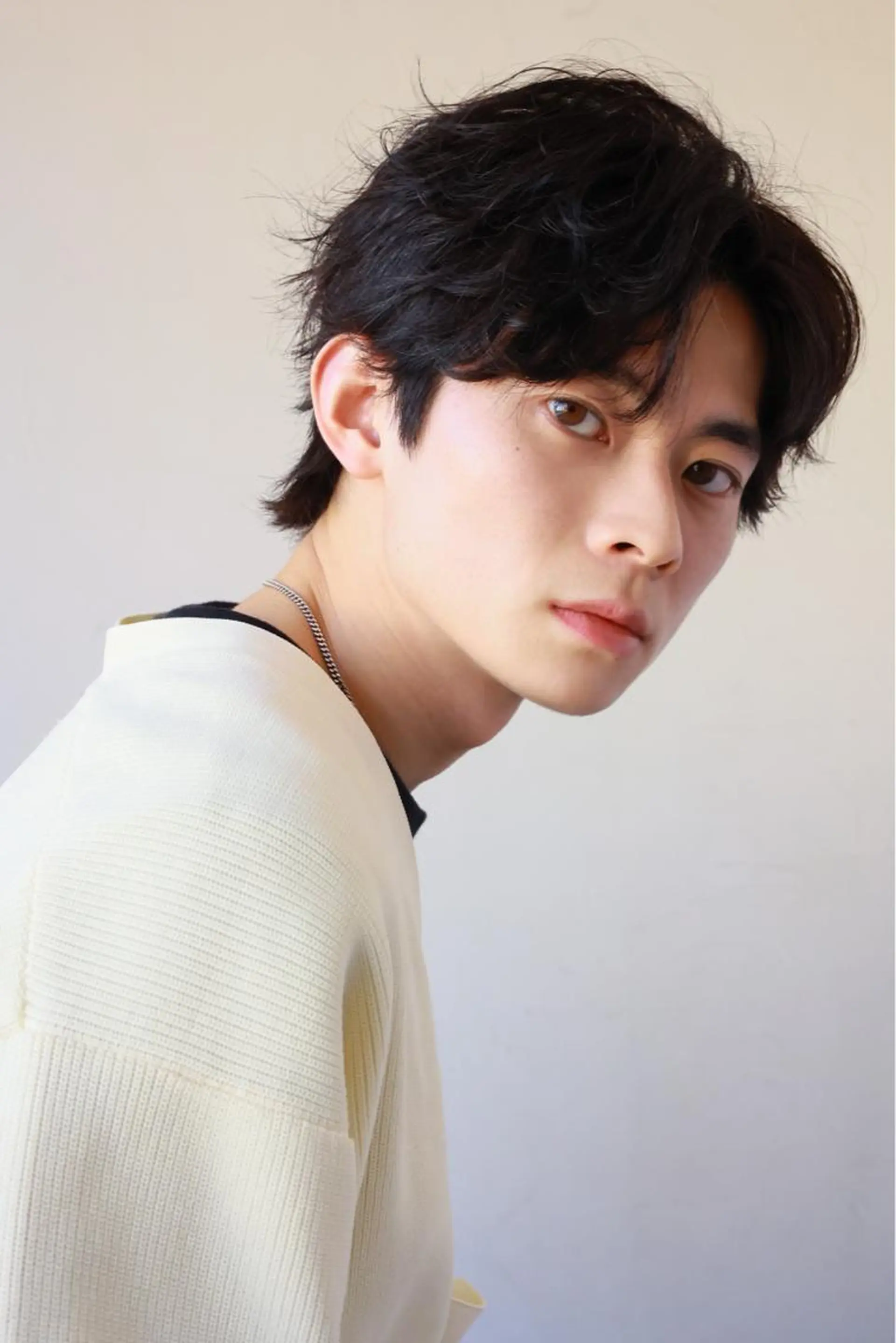ショート メンズ センターパート マッシュウルフ マッシュ メンズウルフカット ウルフカット 🍀今だけカット 無料🍀尾野雅斗のヘアスタイル