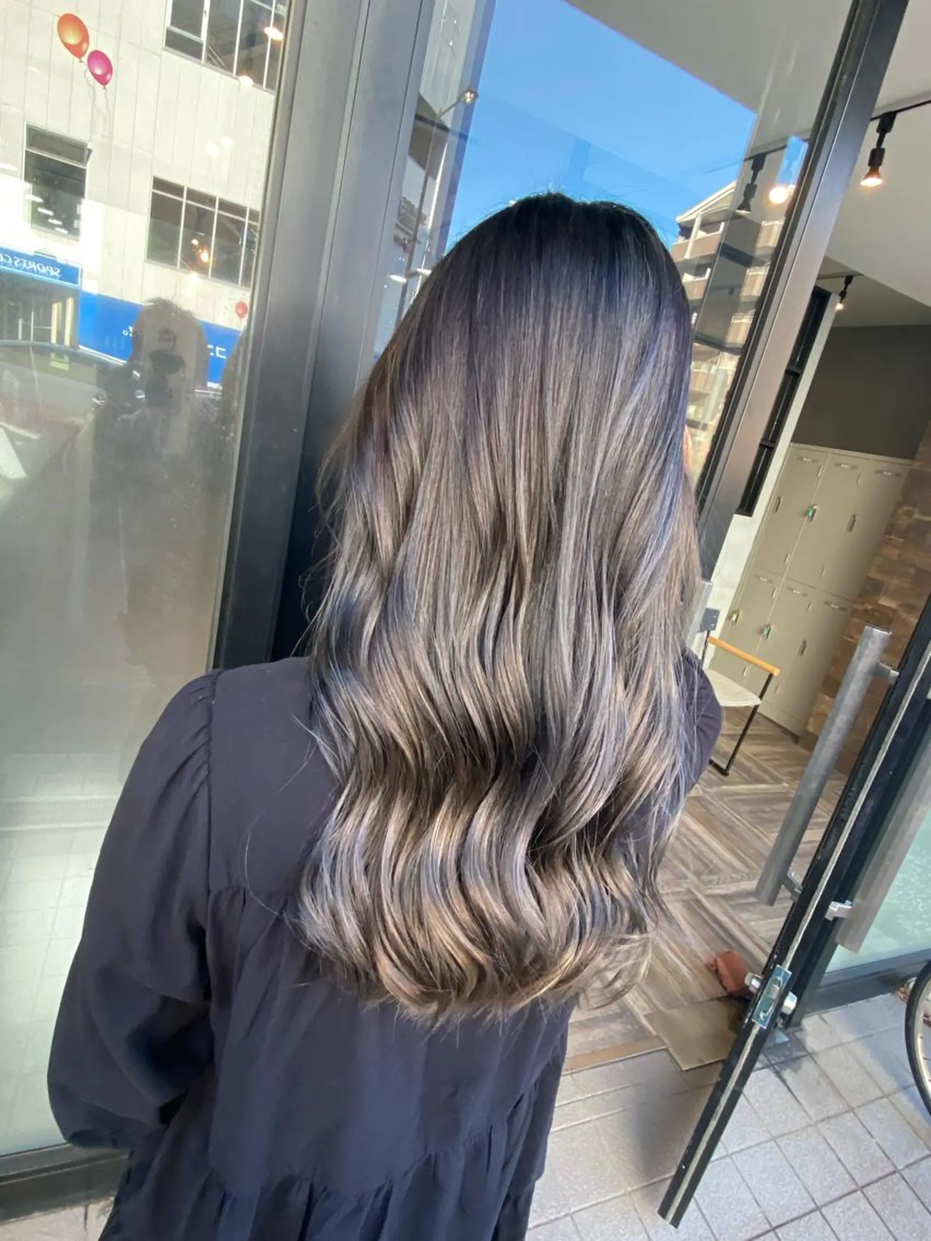 ロング カラー ヘアアレンジ カット ヘアカラー トリートメント Belle hair Design青野大貴のヘアスタイル