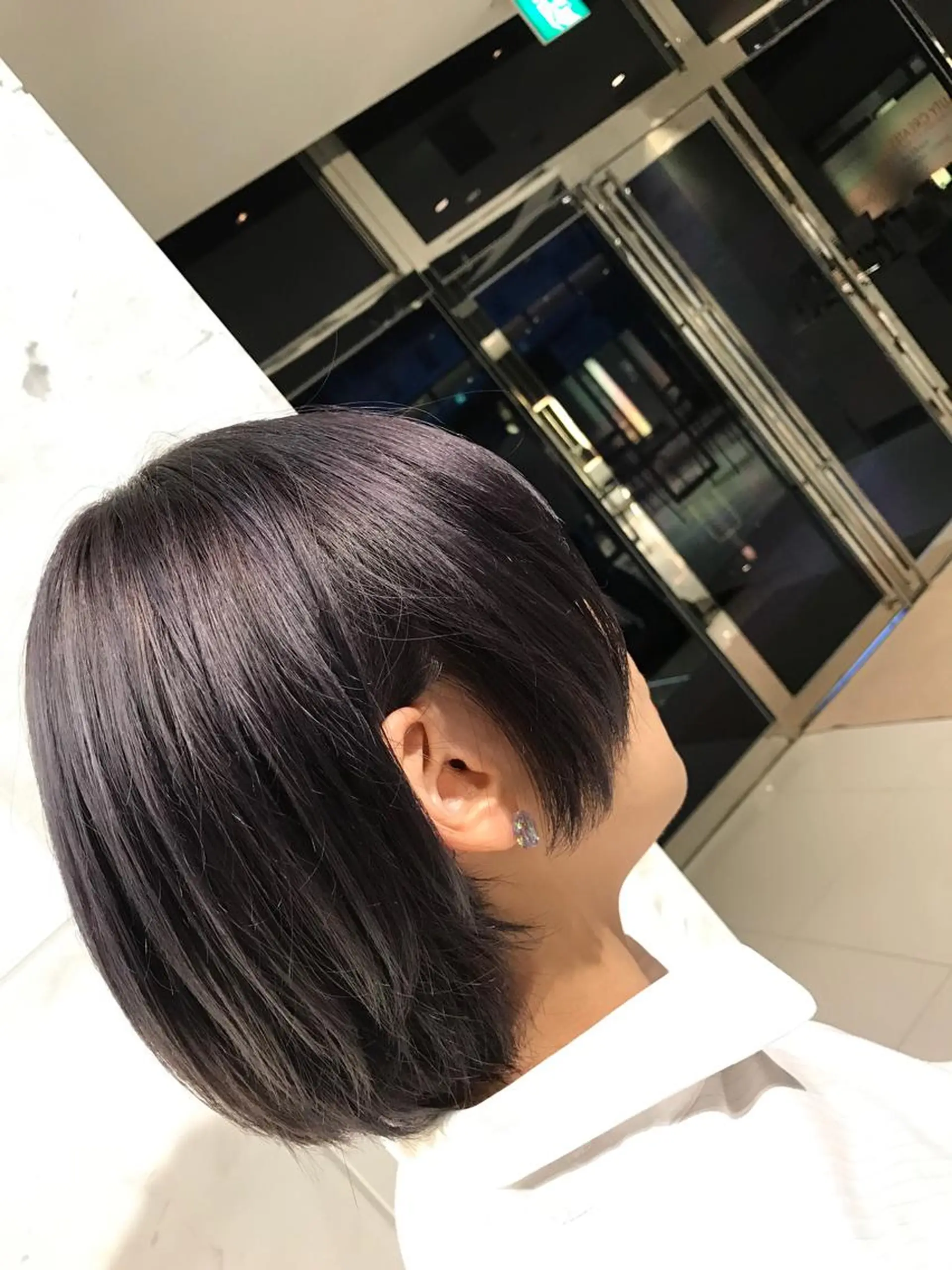 ショート カラー 韓国風レイヤー🗝要 暗透カラー📓吉祥寺のヘアスタイル