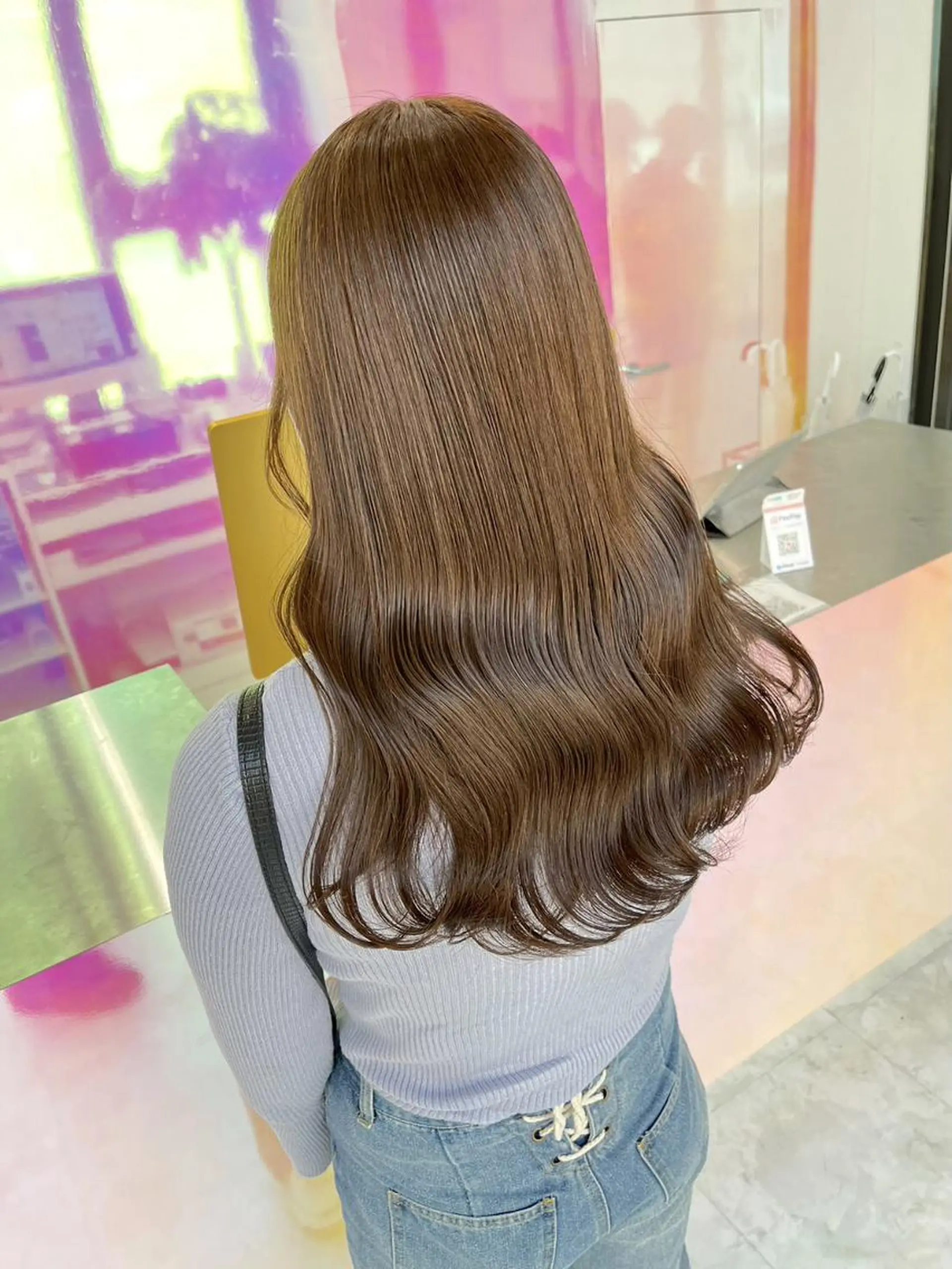 カラー 透明感🫧ナチュラル 上品ヘア🫧銀座のヘアスタイル