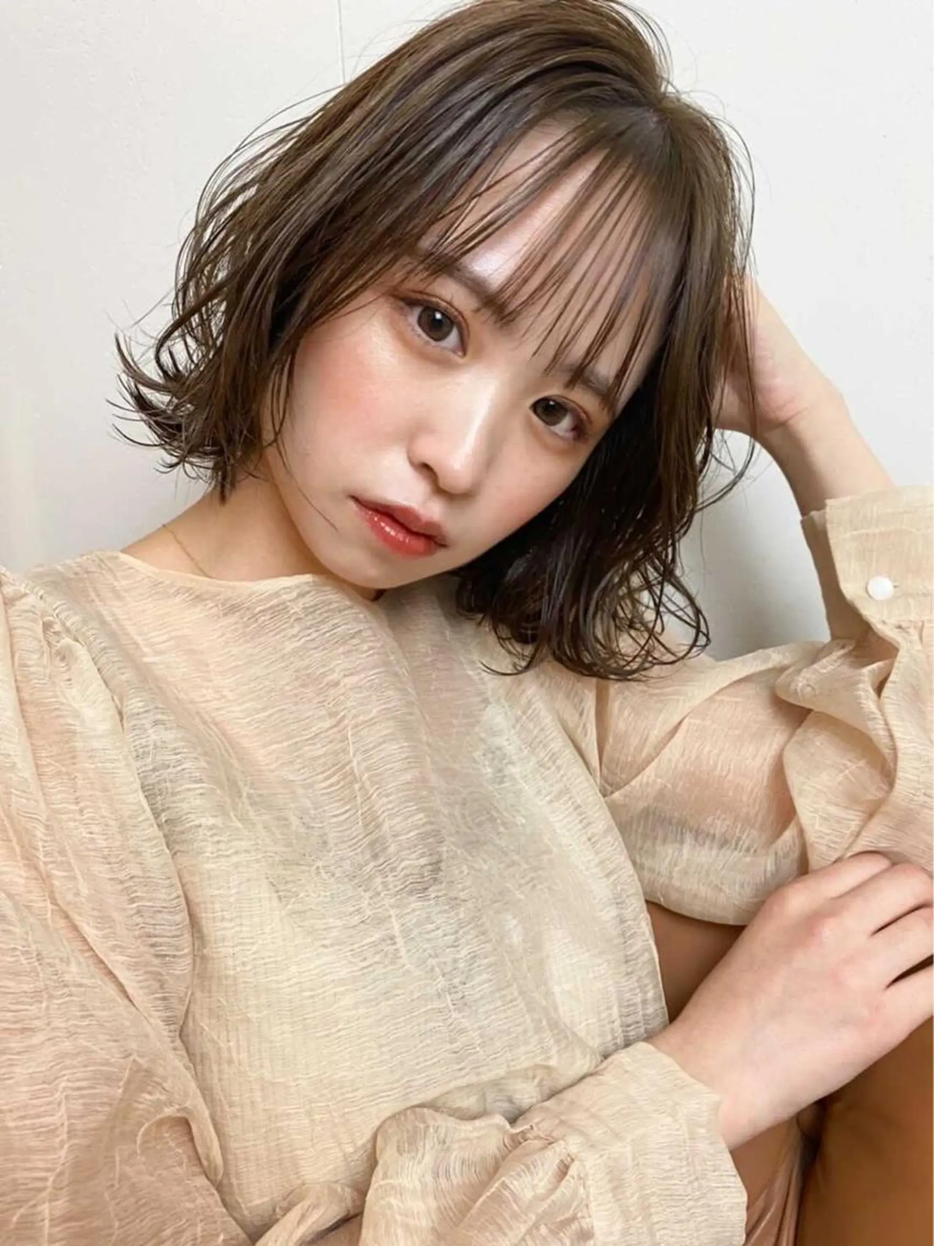 ショート パーマ ヘアアレンジ ANY大宮所属・モテ髪🐈‍⬛🌙 aMiのヘアスタイル