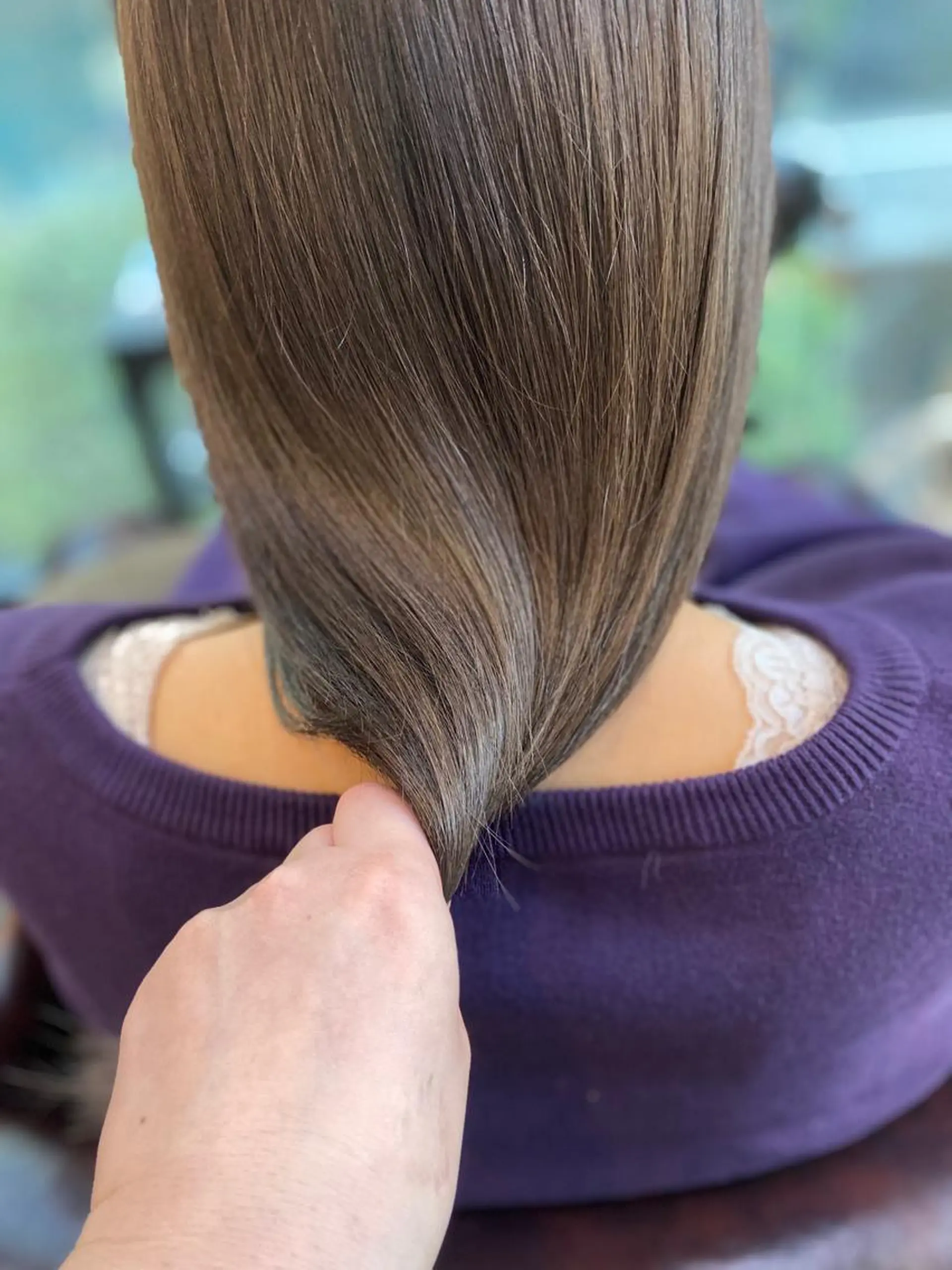 セミロング ヘアカラー トリートメント youres hair 髪質改善トリートメント&ヘッドスパ　恵比寿本店【ユアーズ ヘア】所属・愛されヘア♪ 大森春奈のヘアスタイル