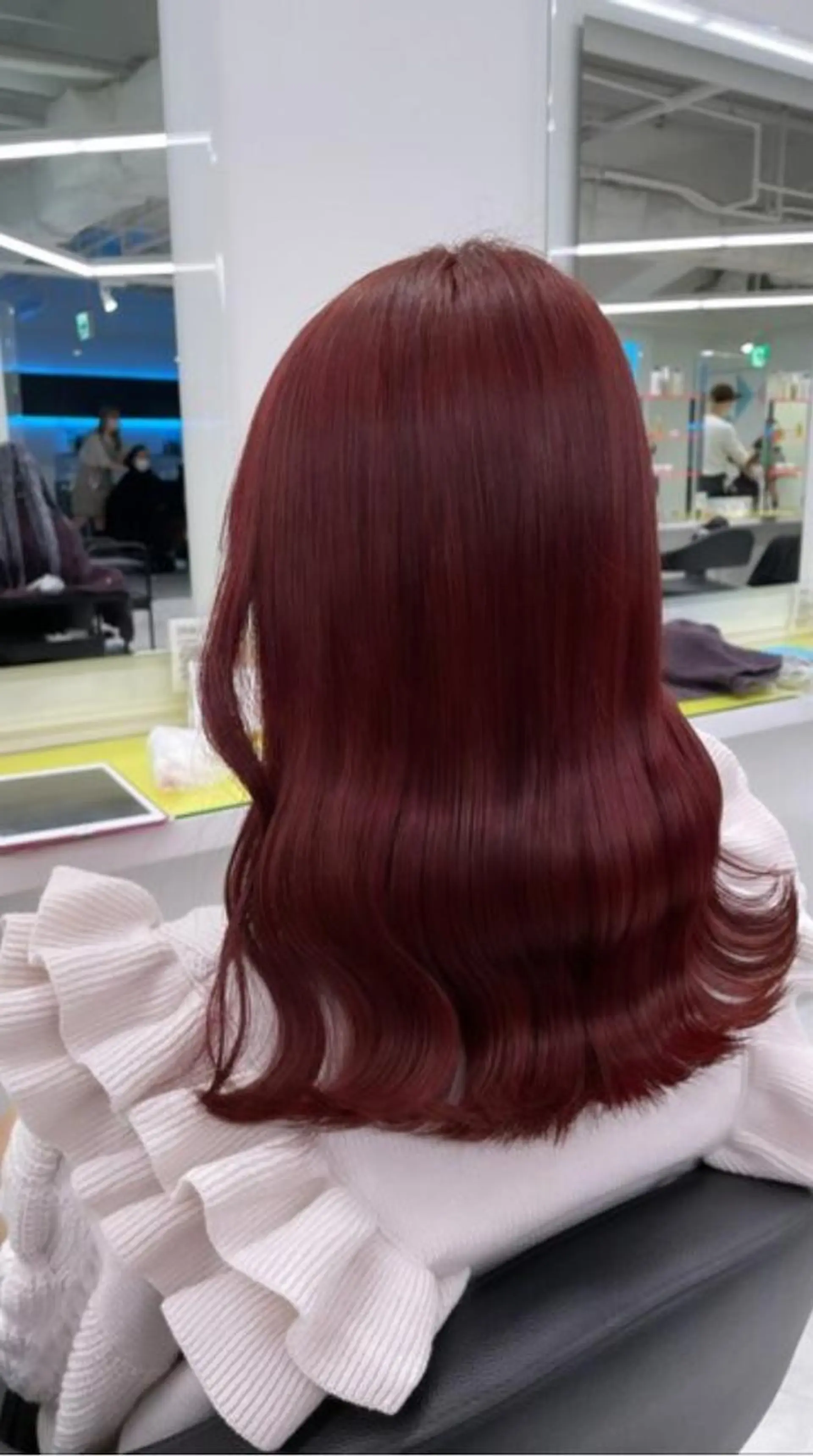 カラー セミロング ブリーチ ブリーチなしカラー 🌈カラーとエクステ 🌟エクステのヘアスタイル